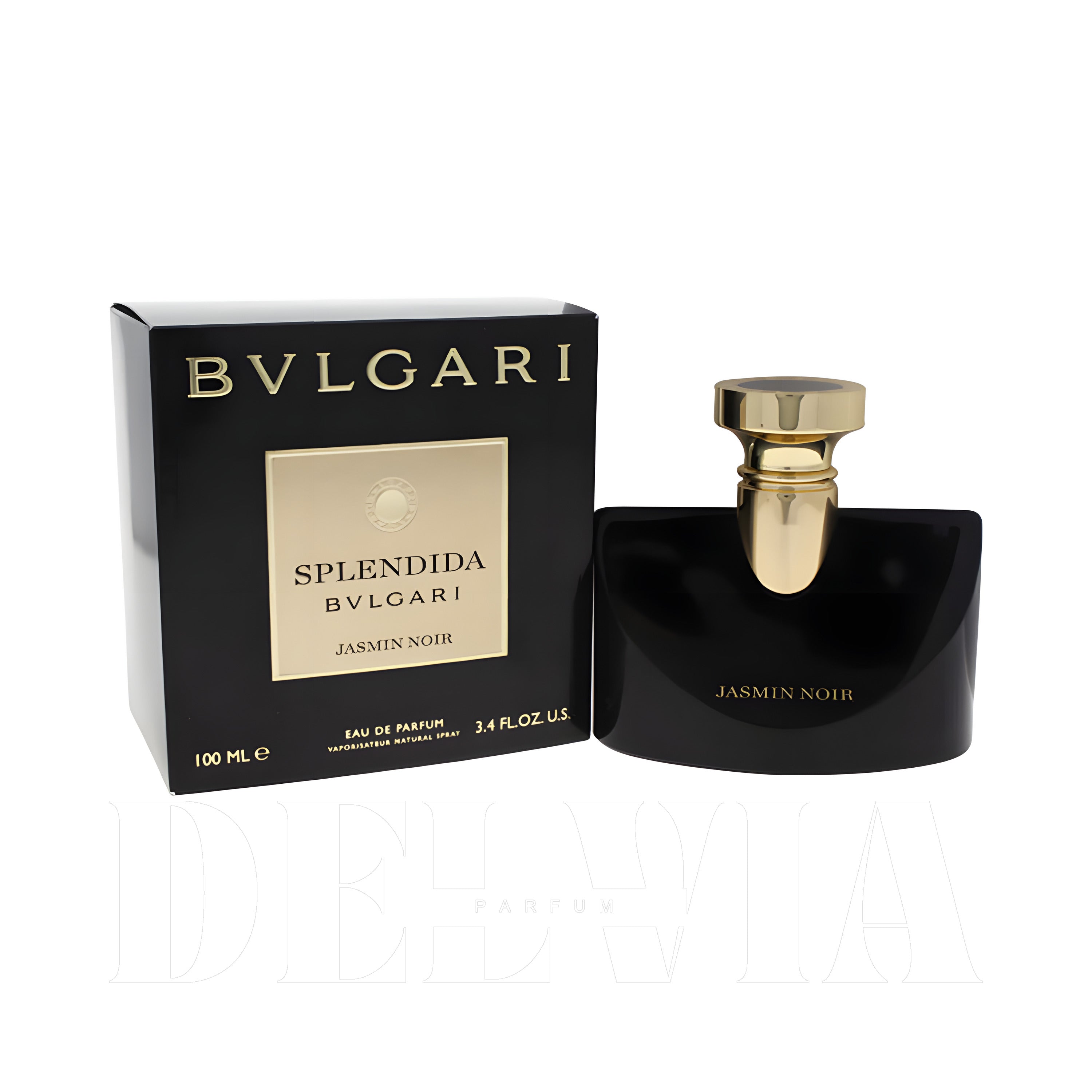 Bvlgari Splendida Jasmin Noir 3 ml dekant parfüm — kutu ve şişe görseli