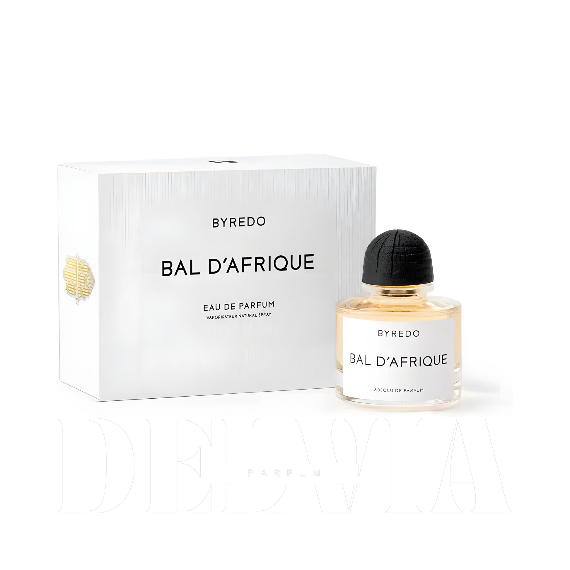 Byredo Bal D Afrique Absolu De Parfum 1 ml dekant parfüm — kutu ve şişe görseli