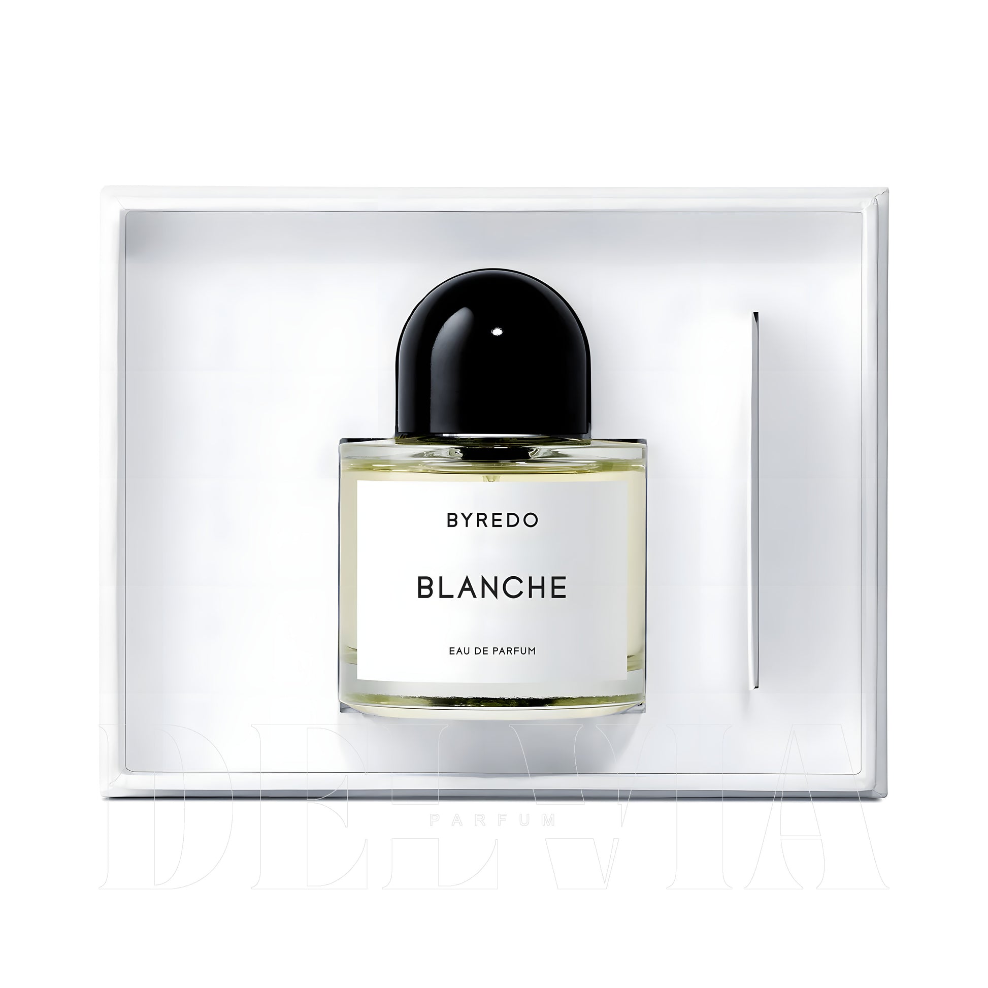 Byredo Blanche Edp 2 ml dekant parfüm — kutu ve şişe görseli