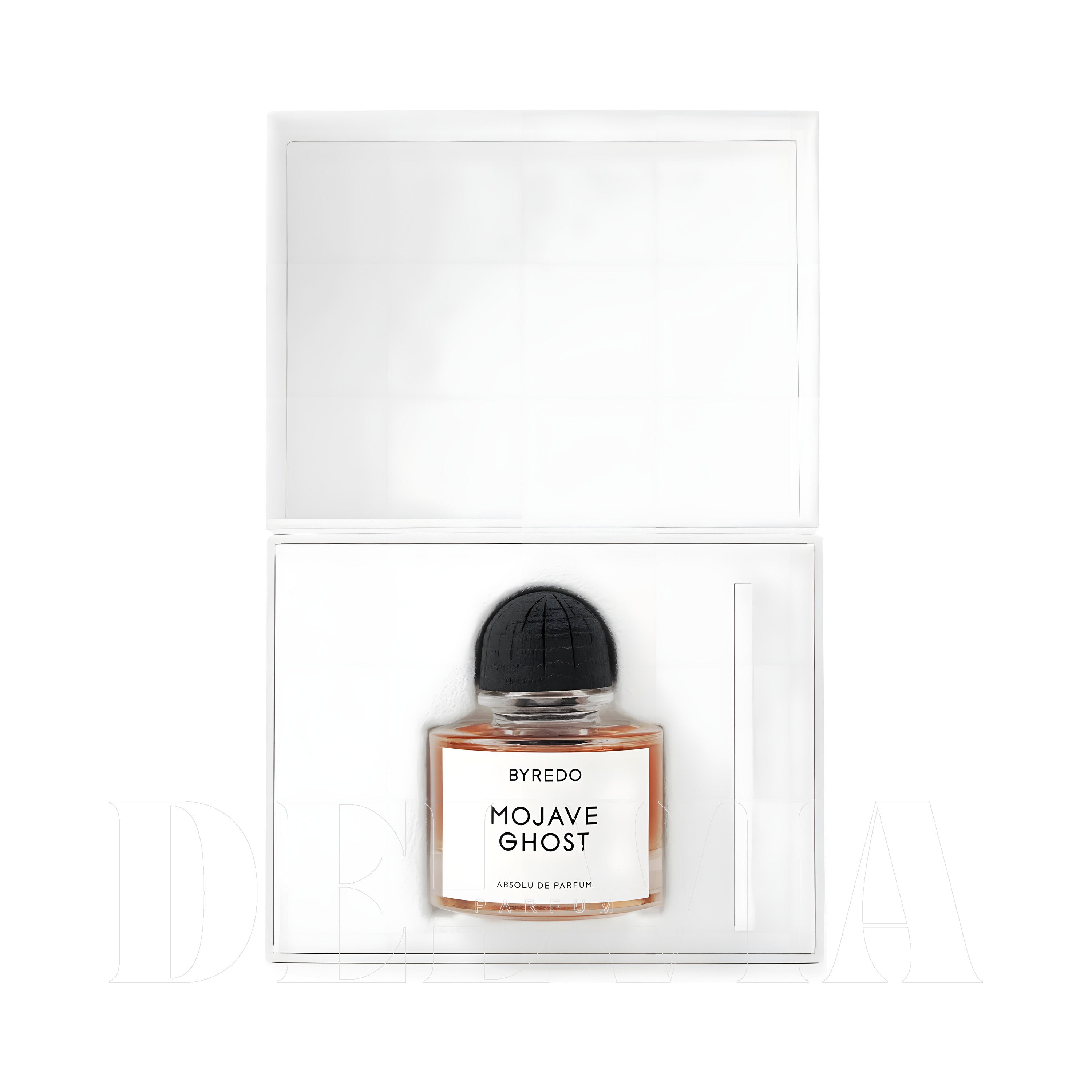 Byredo Mojave Ghost Absolu 2 ml dekant parfüm — kutu ve şişe görseli