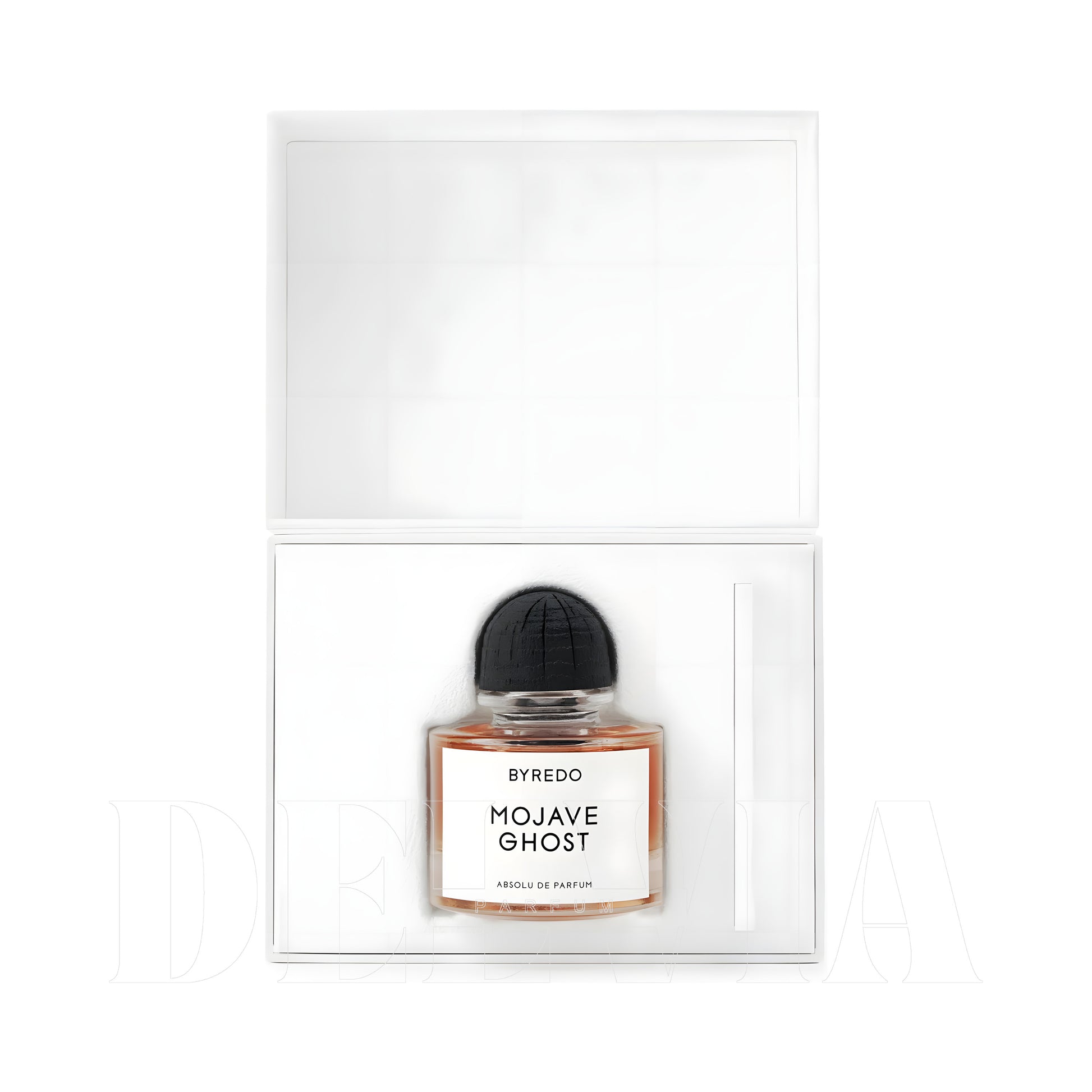 Byredo Mojave Ghost Absolu 3 ml dekant parfüm — kutu ve şişe görseli
