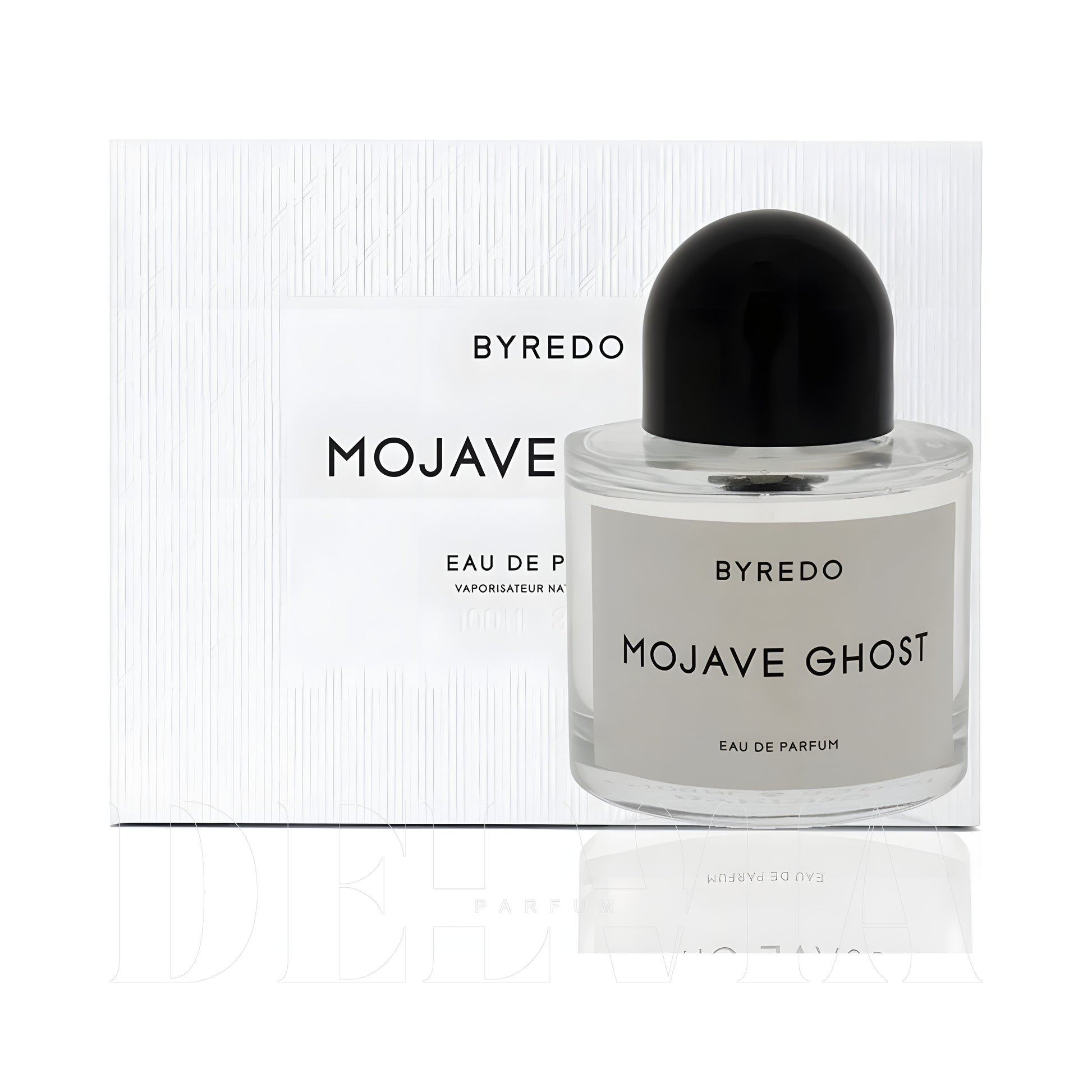 Byredo Mojave Ghost Edp Unisex 2 ml dekant parfüm — kutu ve şişe görseli