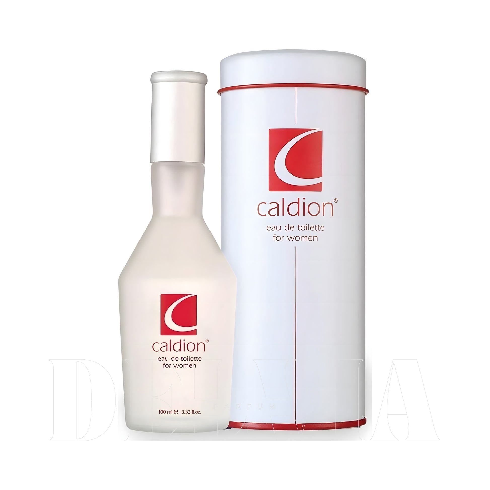 Caldion Women 3 ml dekant parfüm — kutu ve şişe görseli