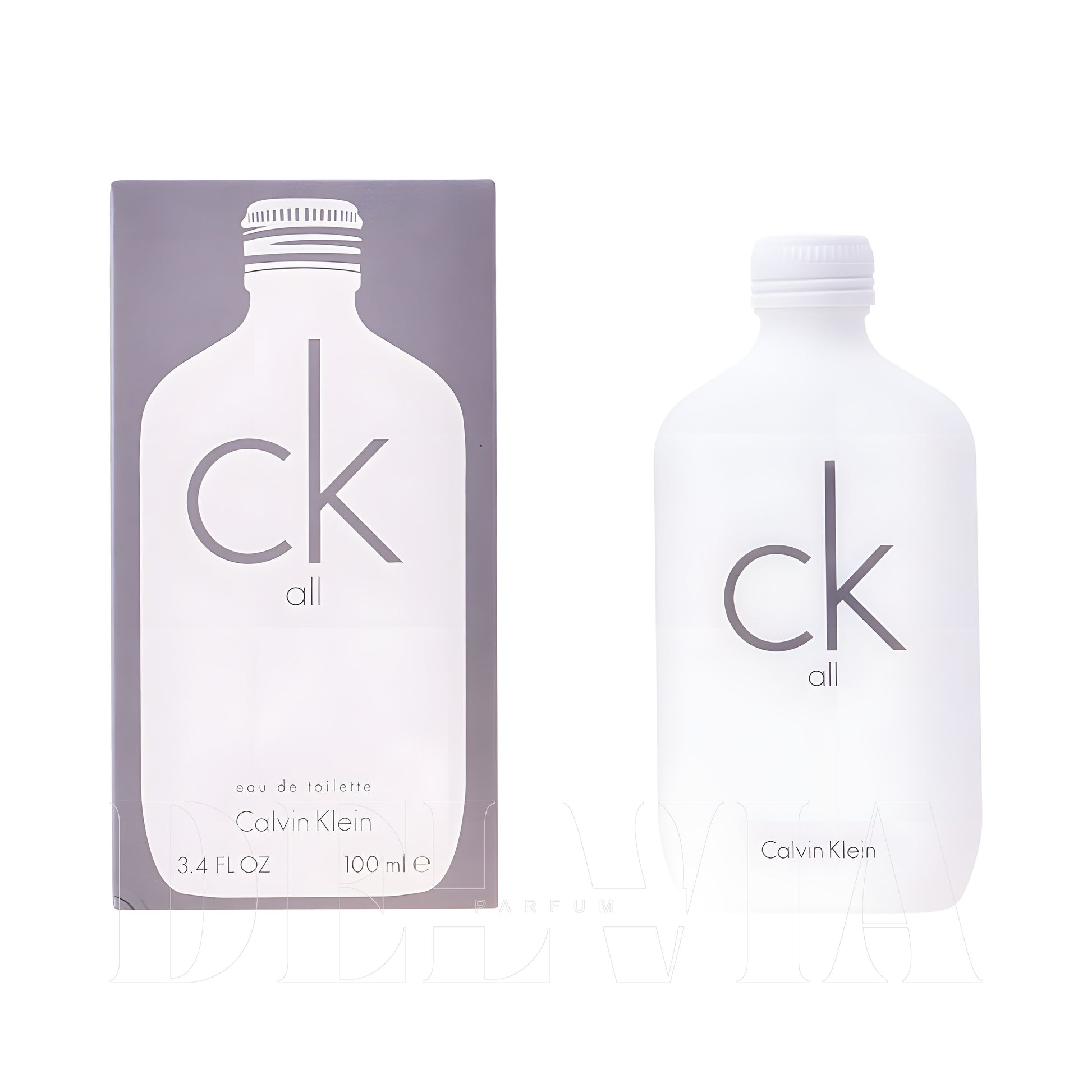 Calvin Klein All 8 ml dekant parfüm — kutu ve şişe görseli