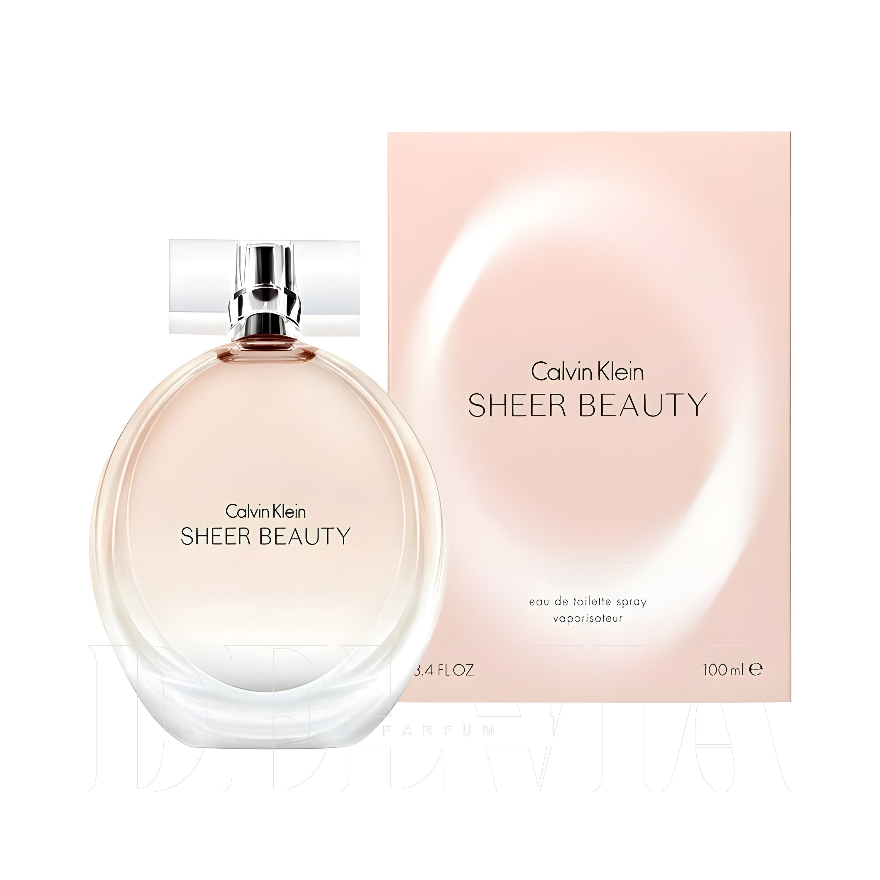 Calvin Klein Sheer Beauty 20 ml dekant parfüm — kutu ve şişe görseli