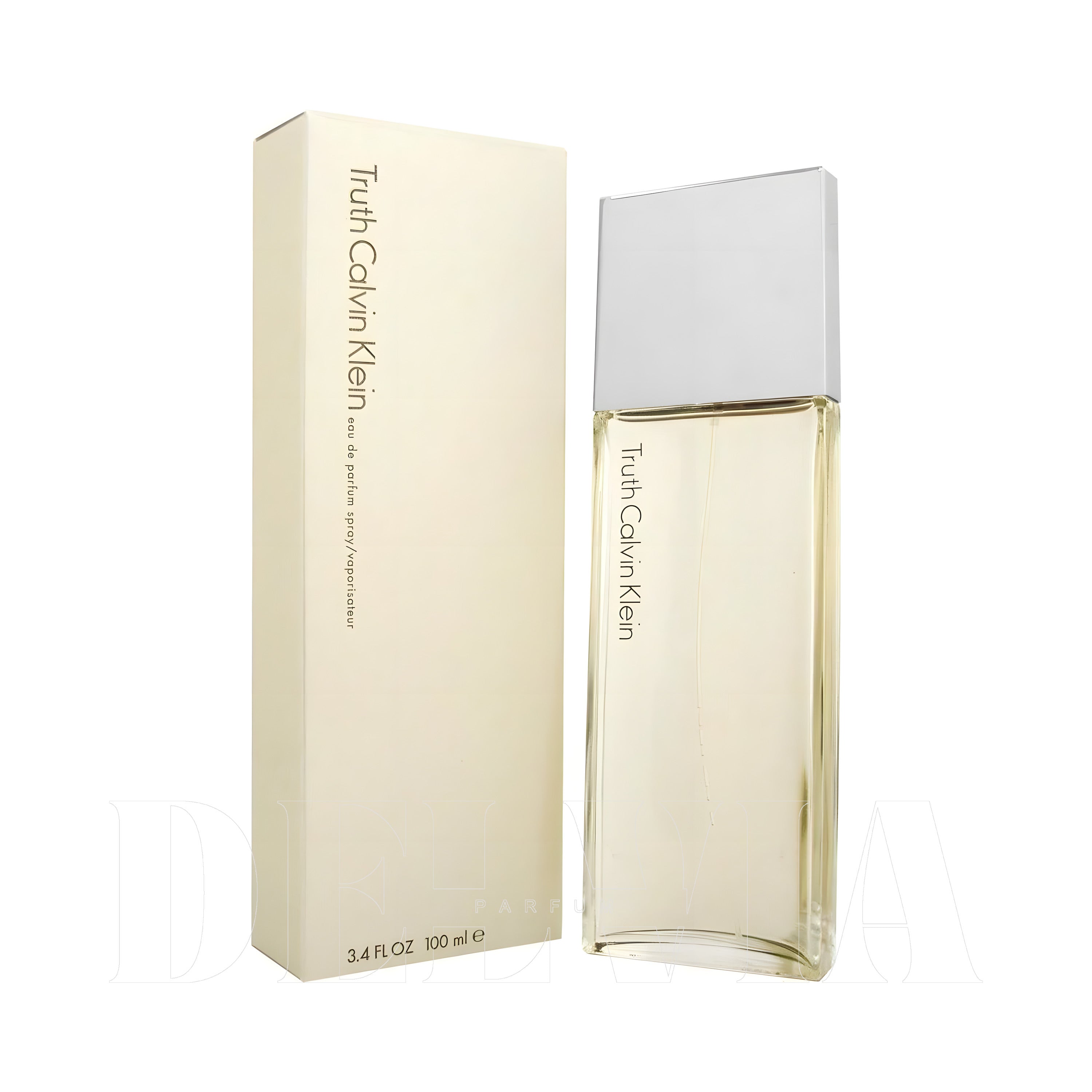 Calvin Klein Truth 8 ml dekant parfüm — kutu ve şişe görseli