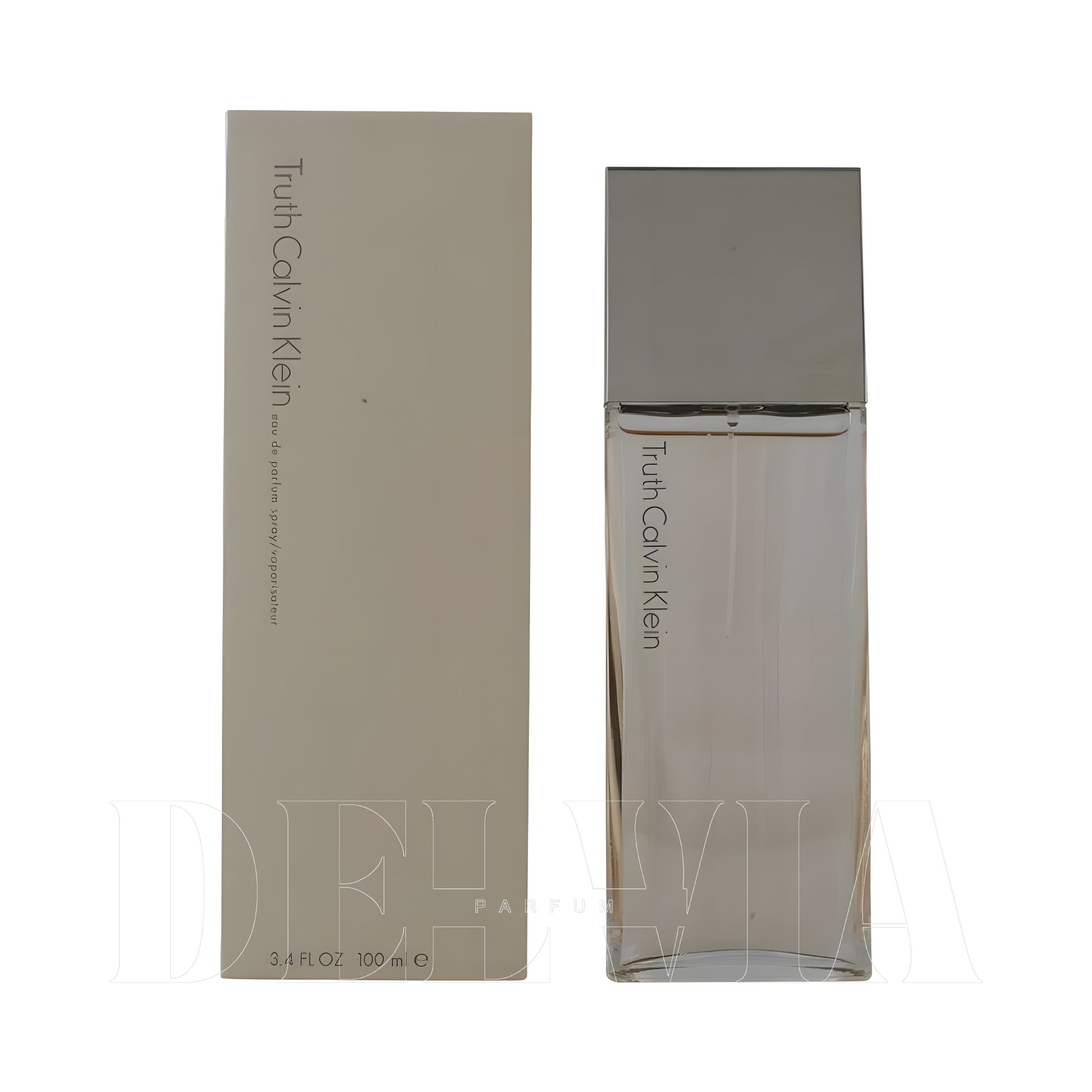 Calvin Klein Truth 2 ml dekant parfüm — kutu ve şişe görseli