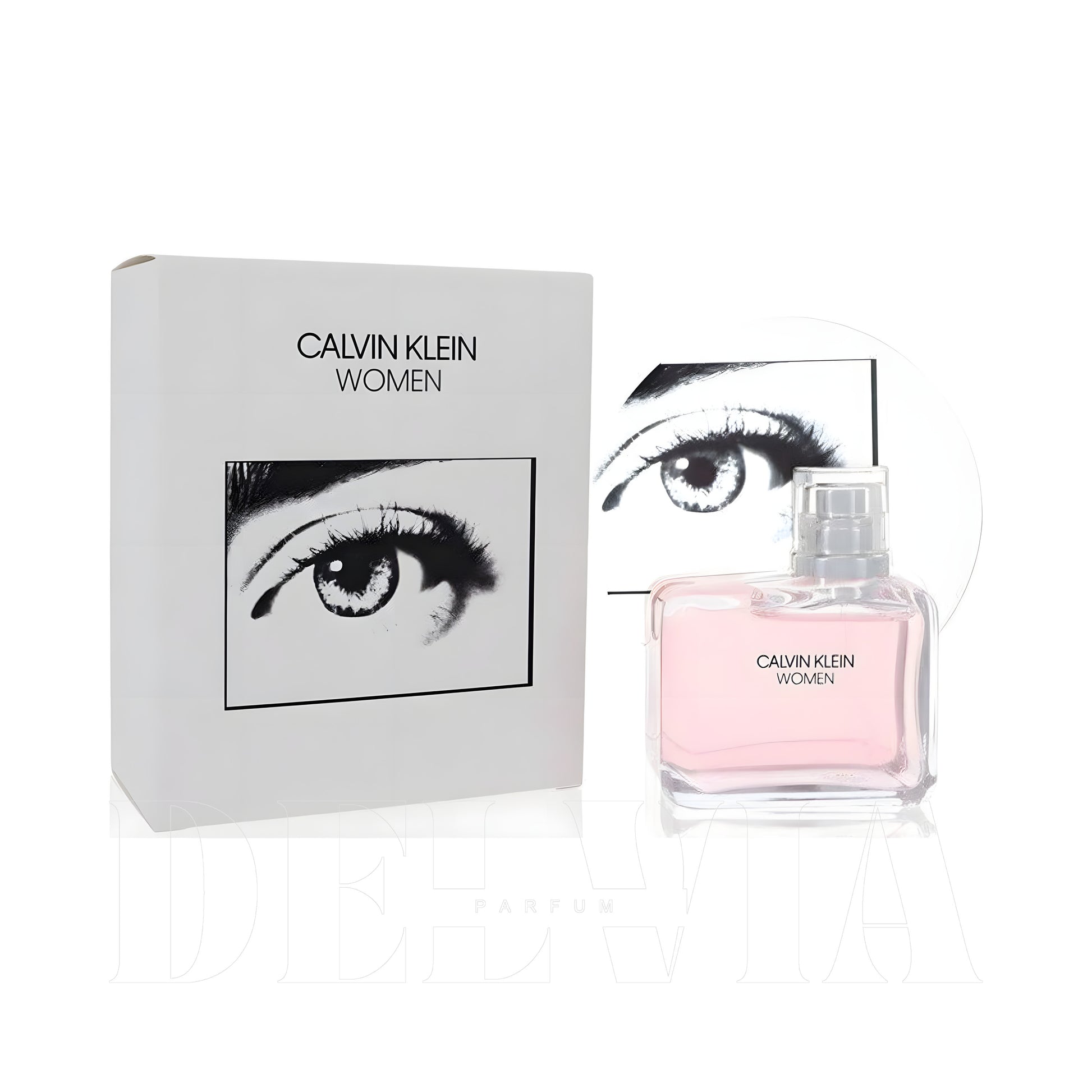Calvin Klein Women 2 ml dekant parfüm — kutu ve şişe görseli