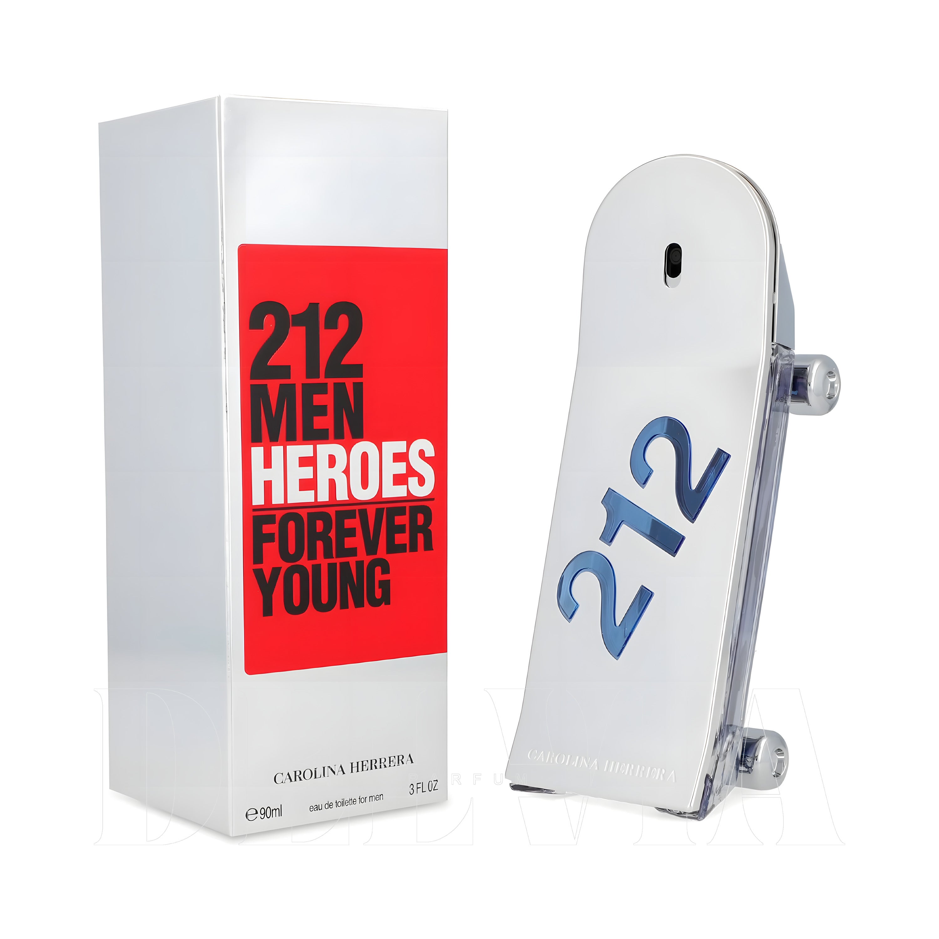 Carolina Herrera 212 Men Heroes 5 ml dekant parfüm — şişe görseli