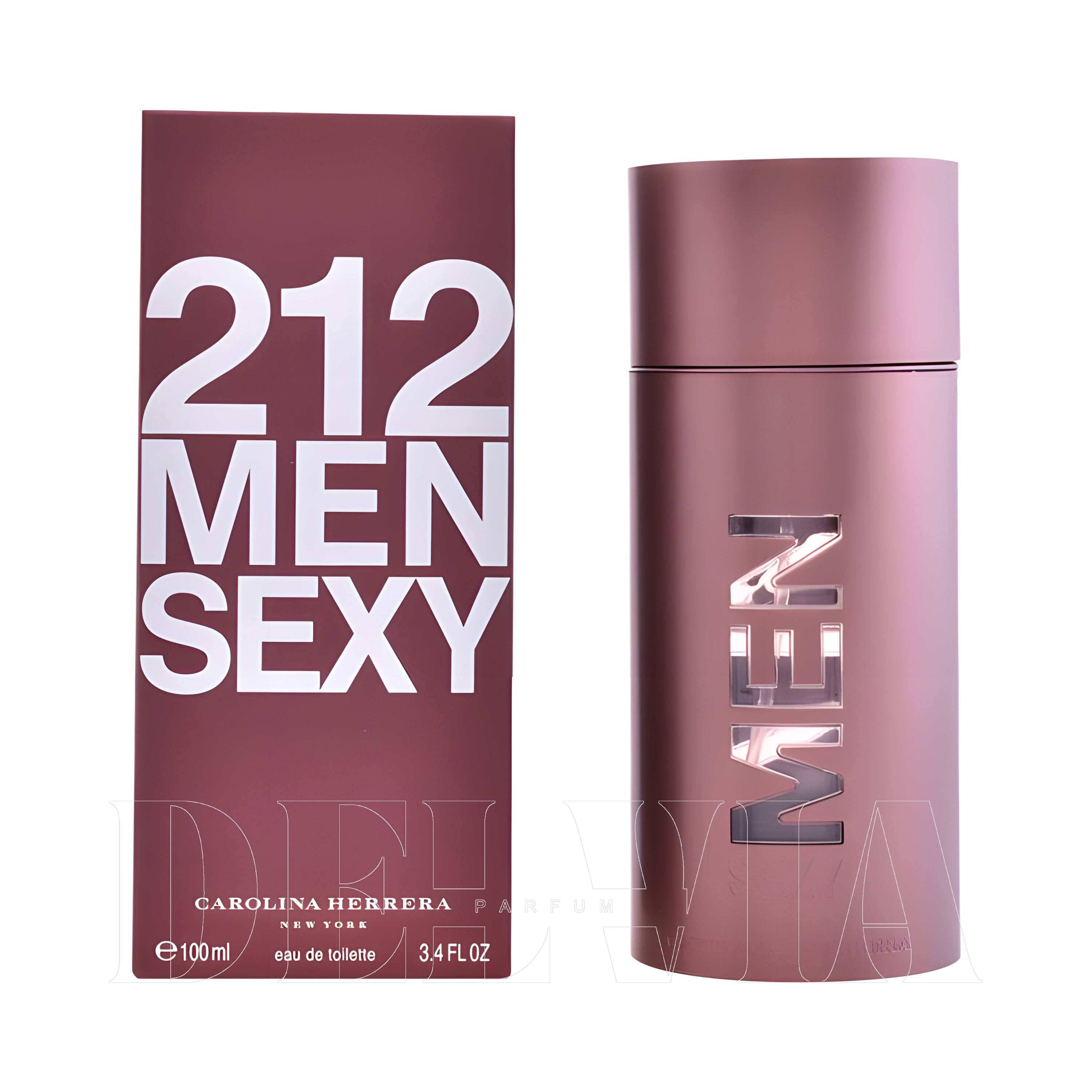 Carolina Herrera 212 Sexy 2 ml dekant parfüm — kutu ve şişe görseli