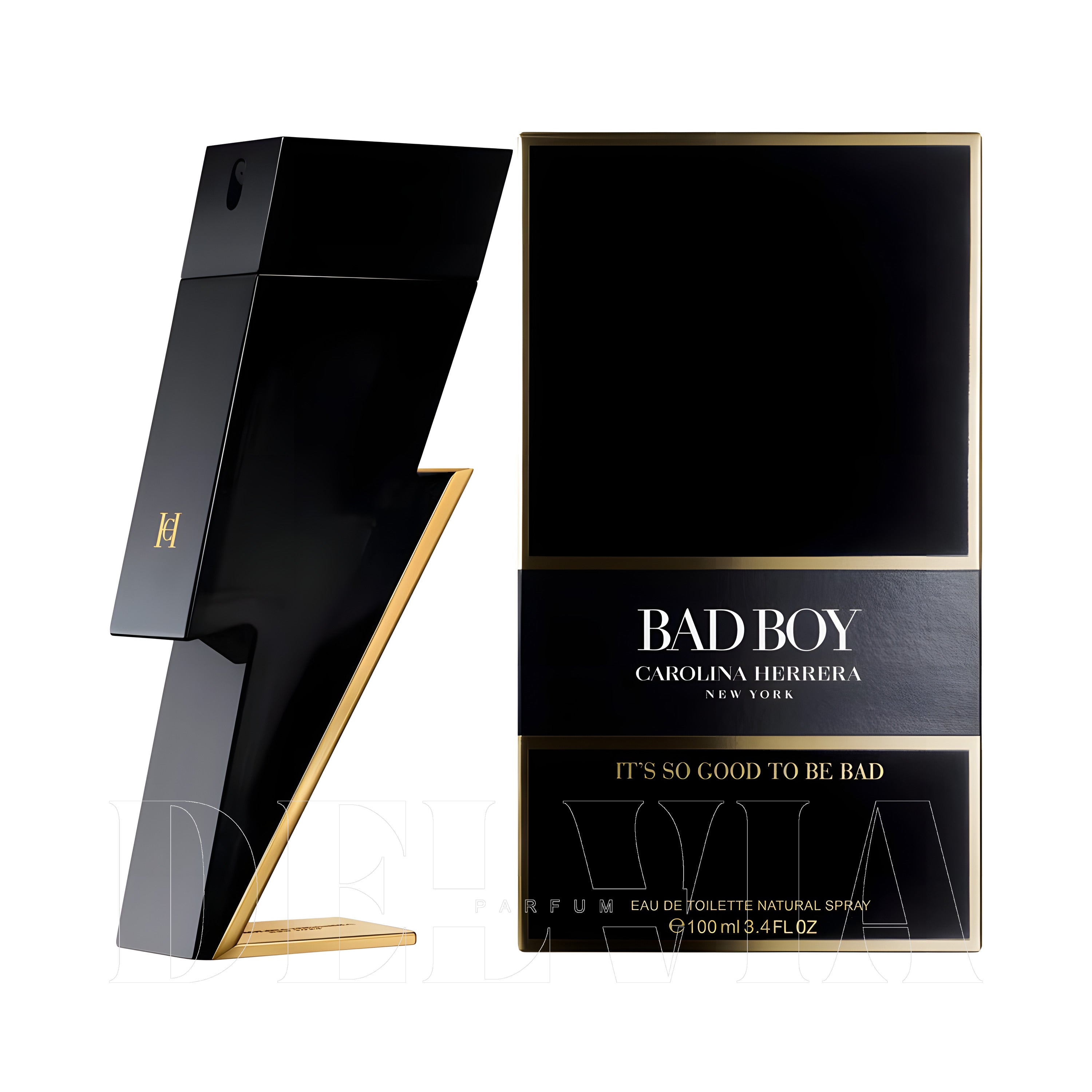 Carolina Herrera Bad Boy 2 ml dekant parfüm — şişe görseli