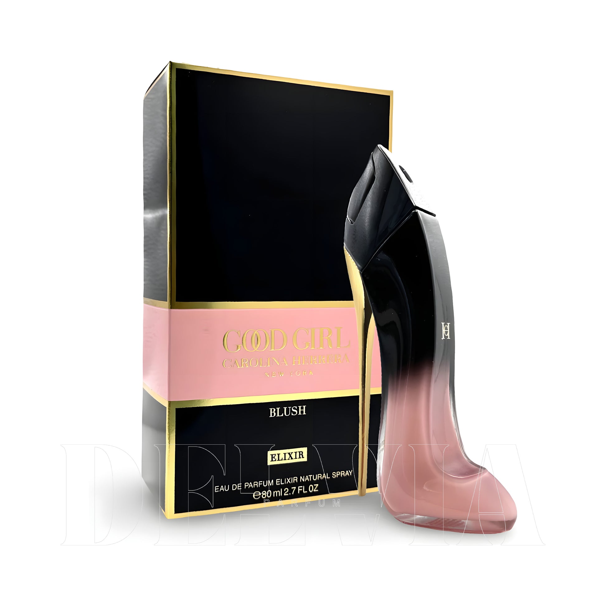 Carolina Herrera Good Girl Blush Elixir 1 ml dekant parfüm — kutu ve şişe görseli