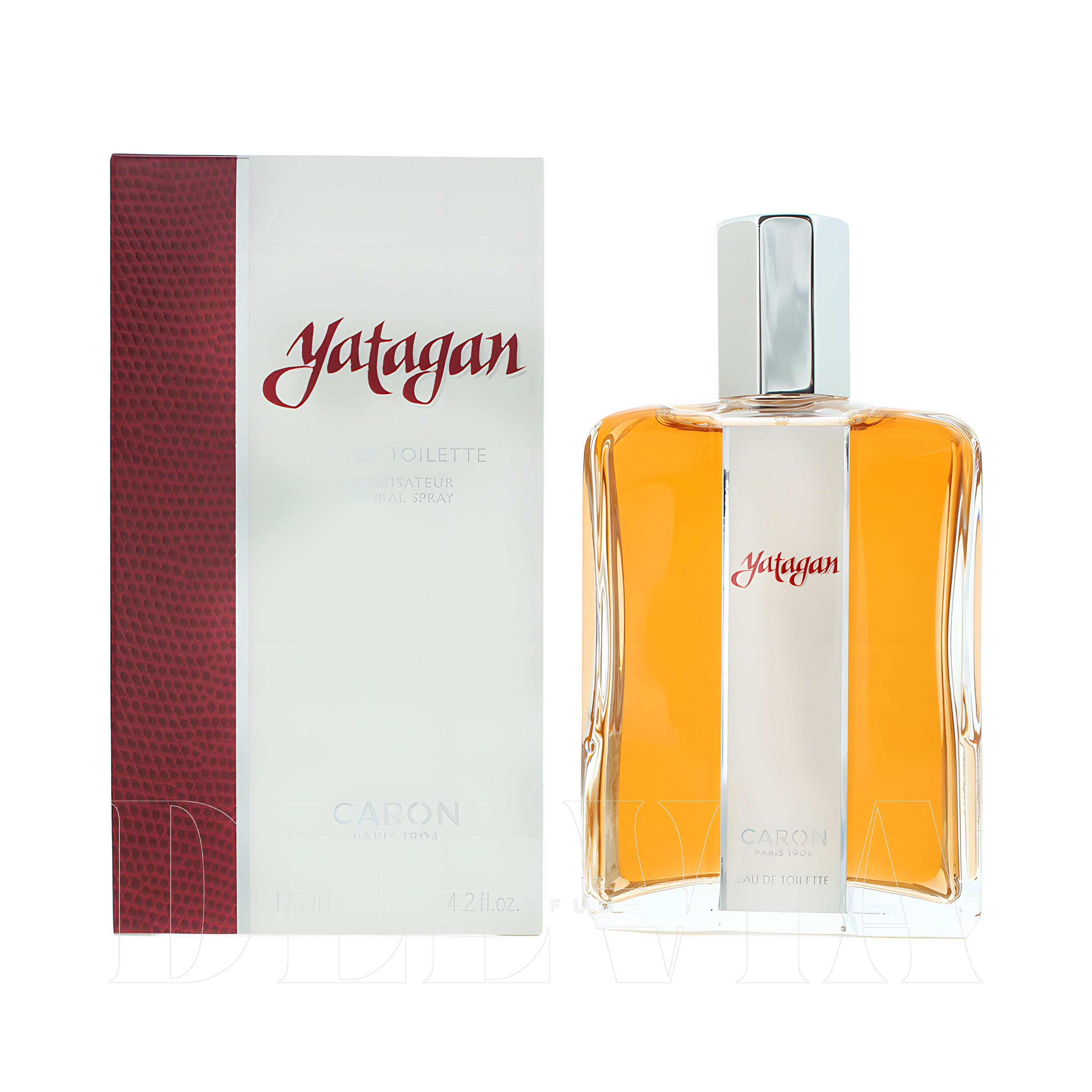 Caron Paris Yatagan 30 ml dekant parfüm — kutu ve şişe görseli