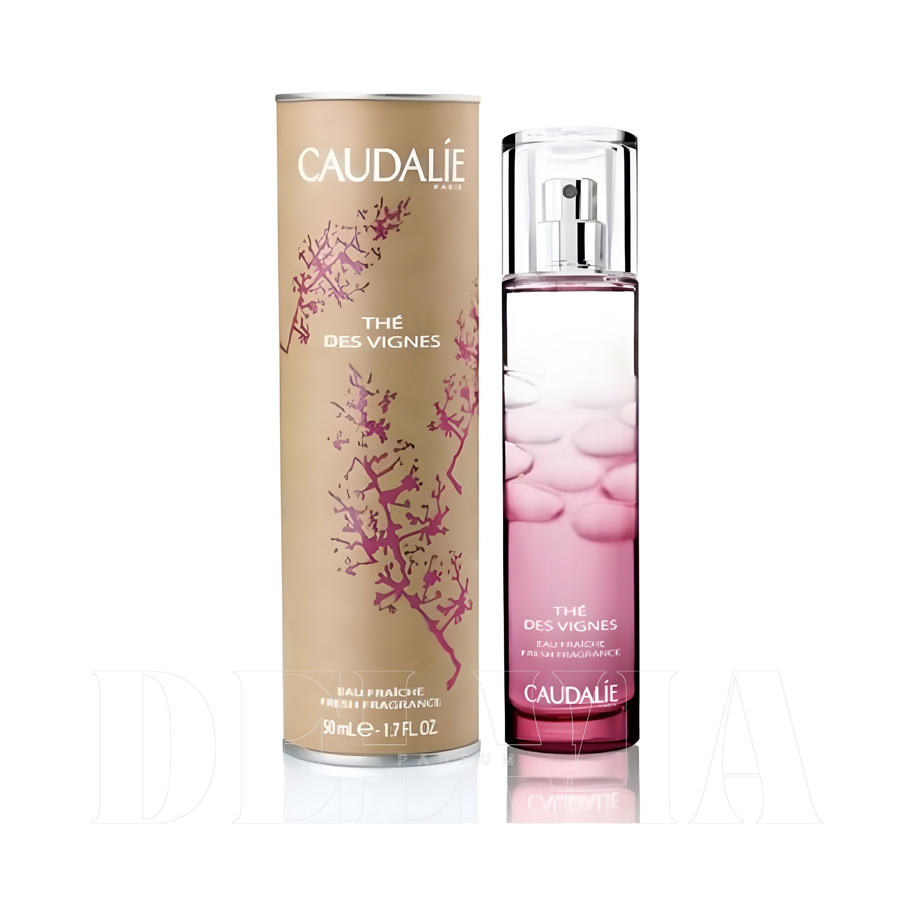 Caudalie The Des Vignes Fresh Fragrance 2 ml dekant parfüm — kutu ve şişe görseli