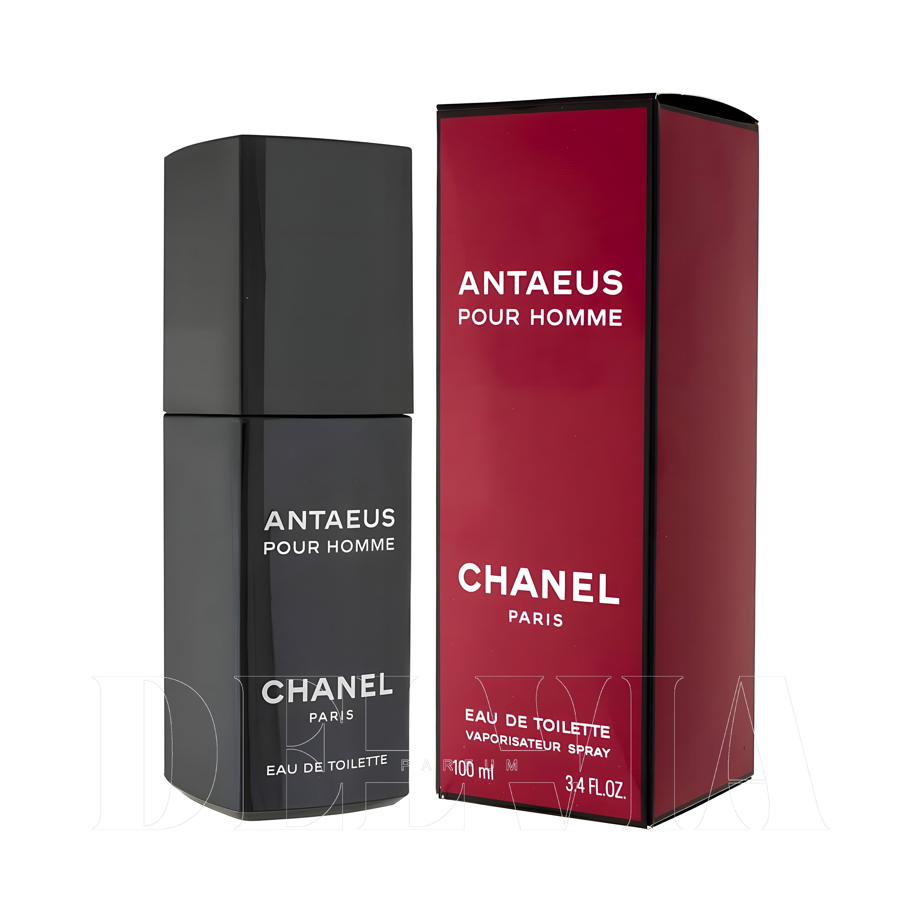 Chanel Antaeus Pour Homme 2 ml dekant parfüm — kutu ve şişe görseli