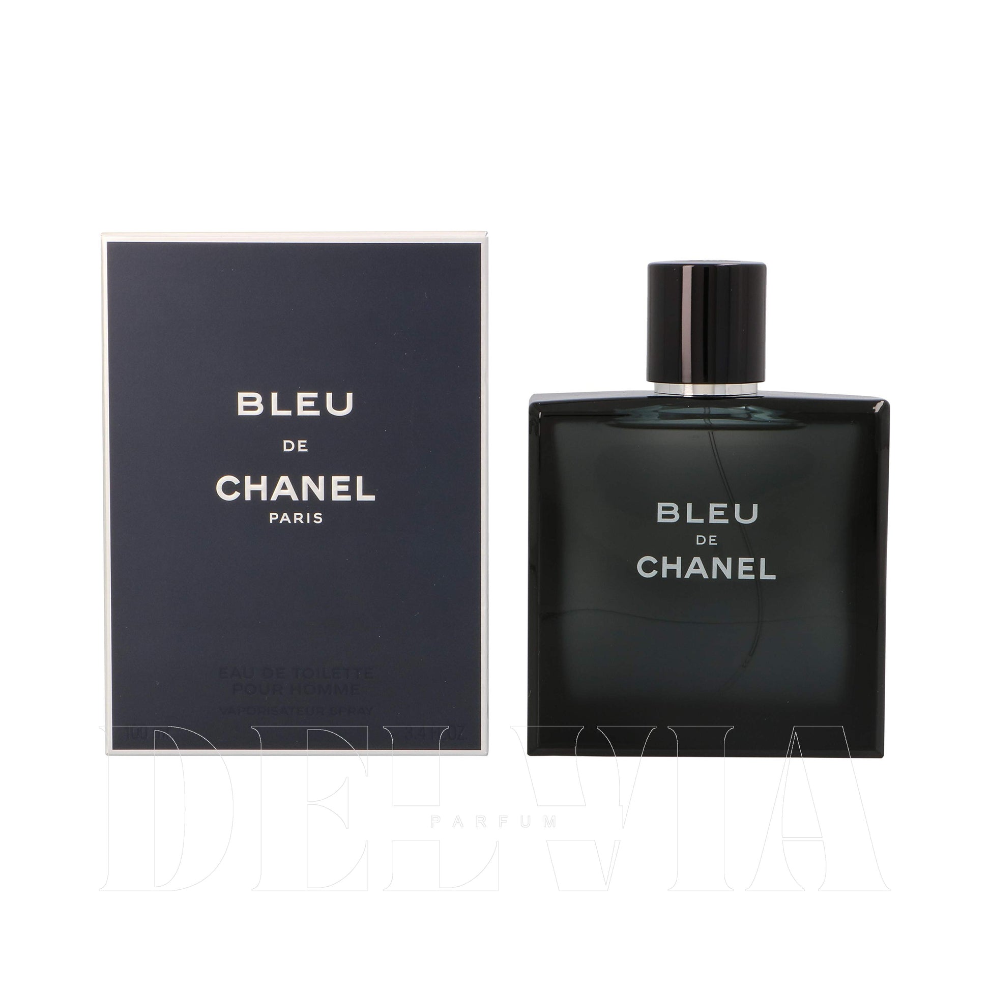 Chanel Bleu De 2 ml dekant parfüm — kutu ve şişe görseli