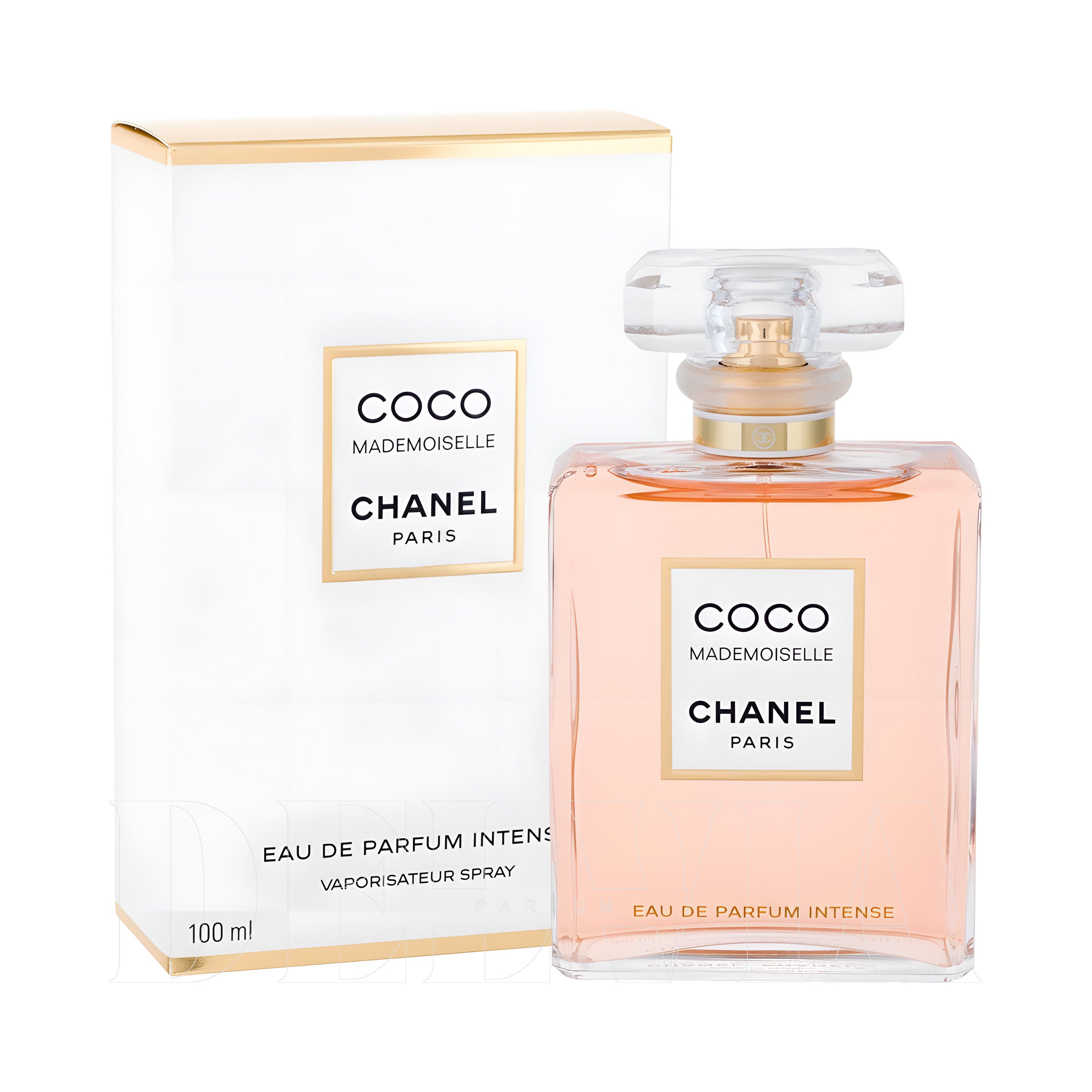 Chanel Coco Mademoiselle Intense 1 ml dekant parfüm — kutu ve şişe görseli