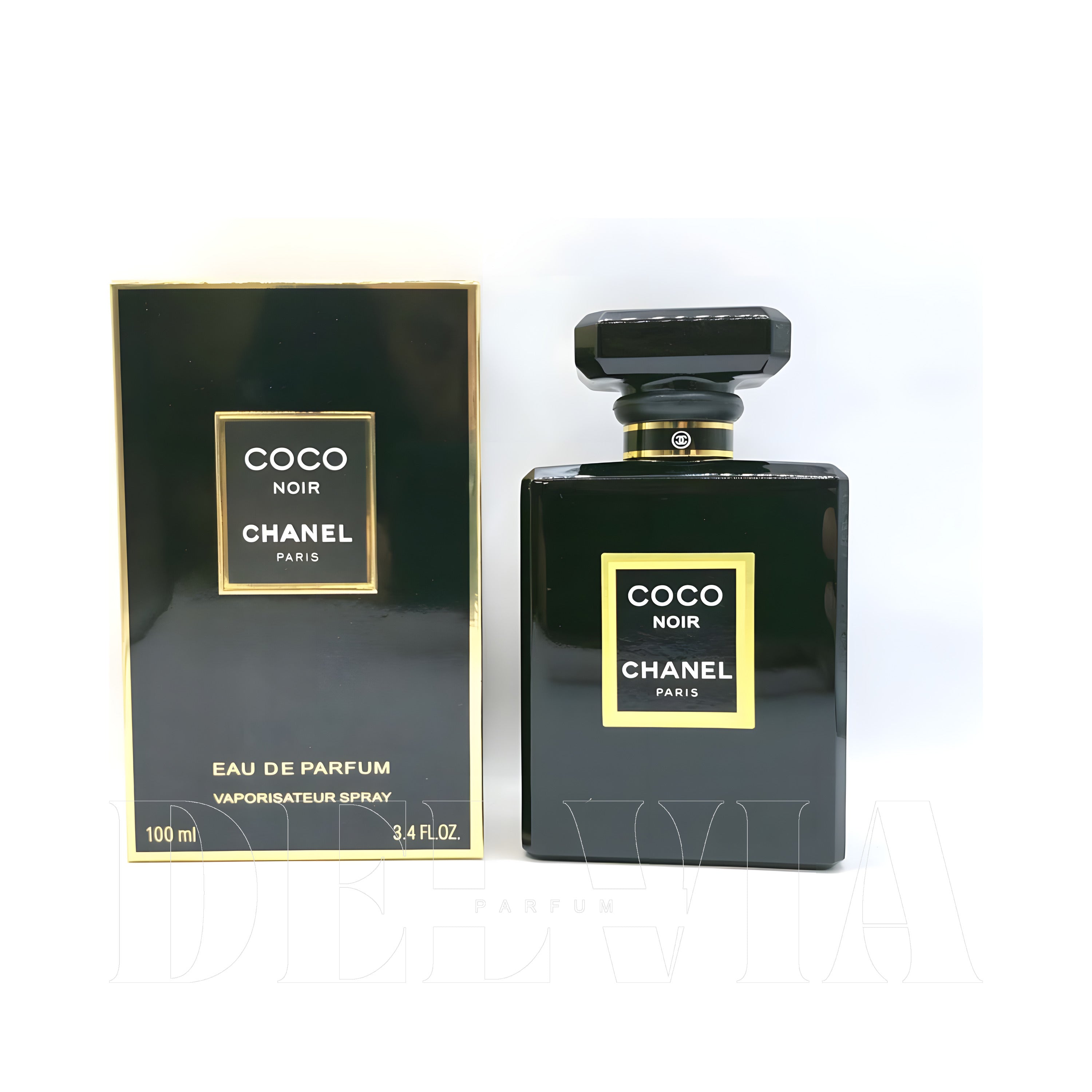 Chanel Coco Noir 2 ml dekant parfüm — kutu ve şişe görseli