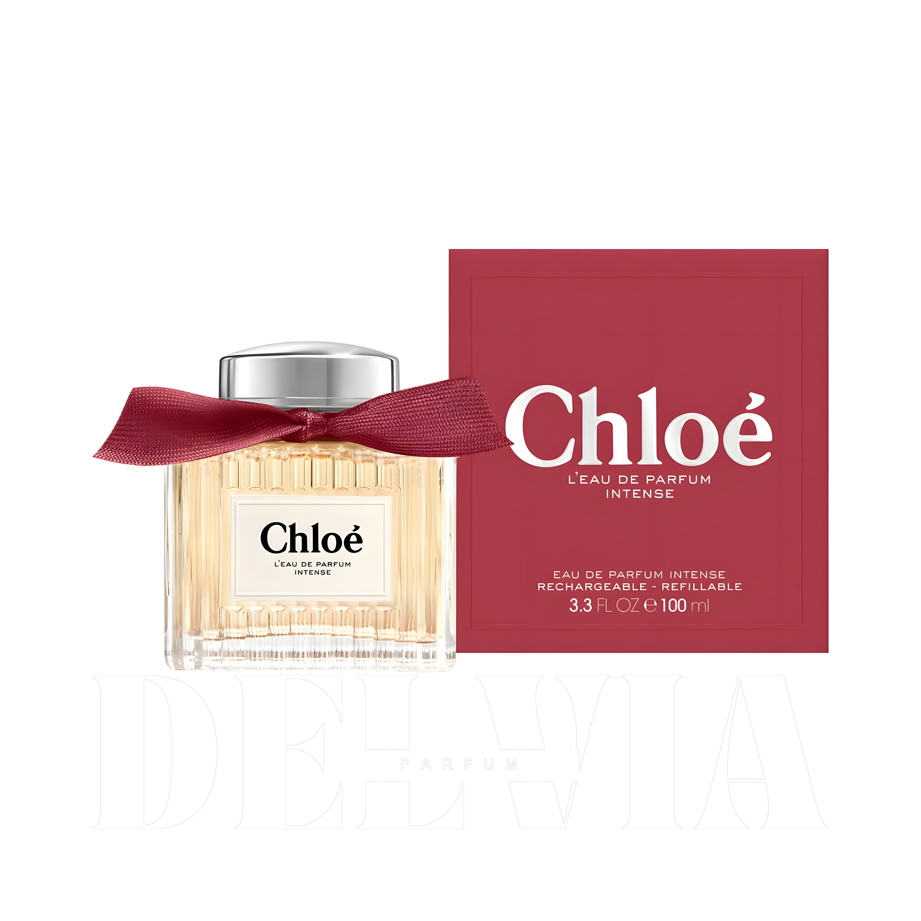 Chloe L Eau De Parfum Intense 1 ml dekant parfüm — kutu ve şişe görseli
