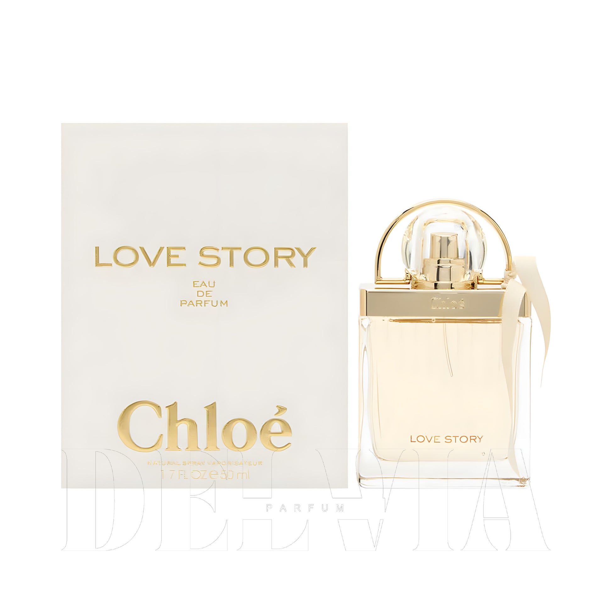 Chloe Love Story 1 ml dekant parfüm — kutu ve şişe görseli