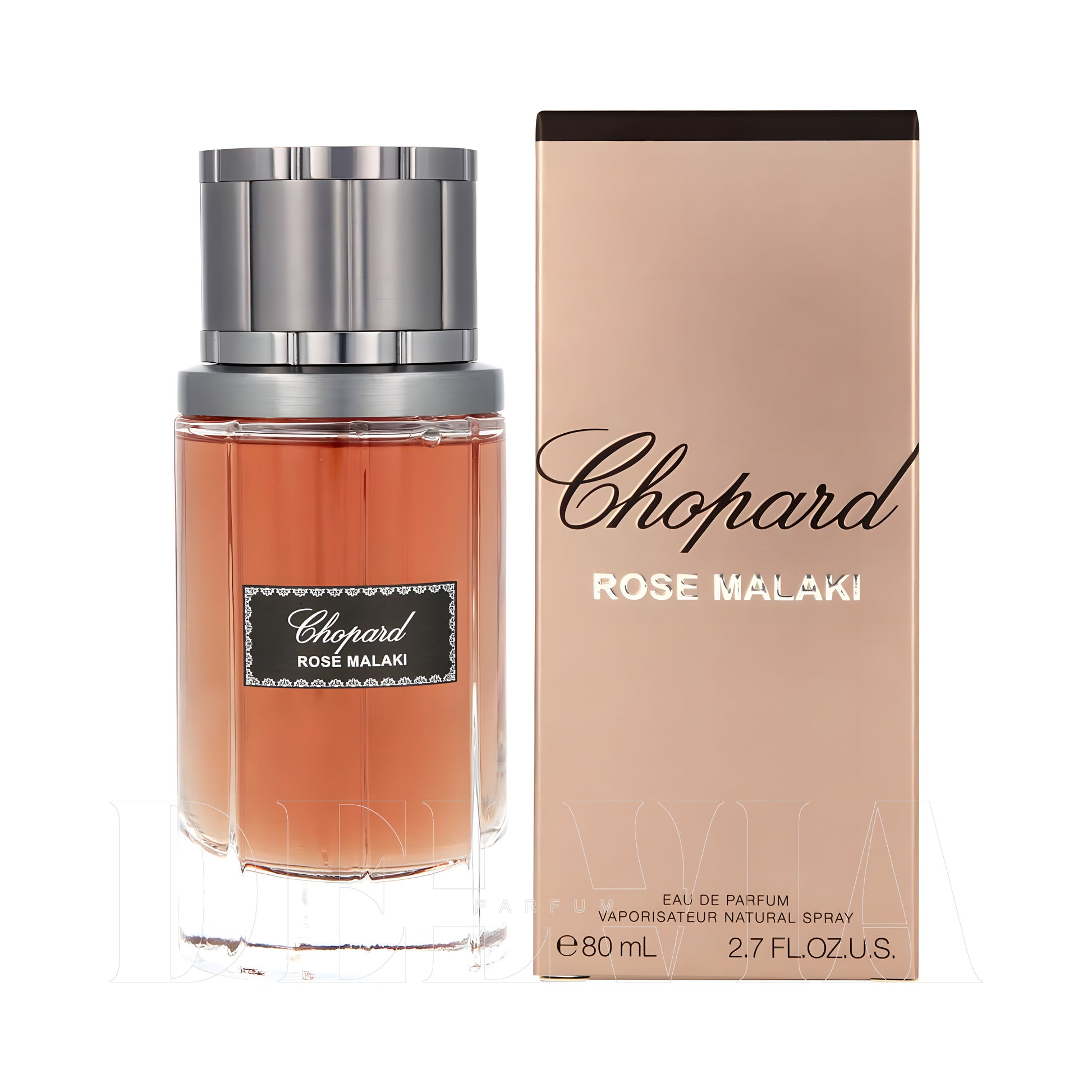 Chopard Rose Malaki 10 ml dekant parfüm — kutu ve şişe görseli
