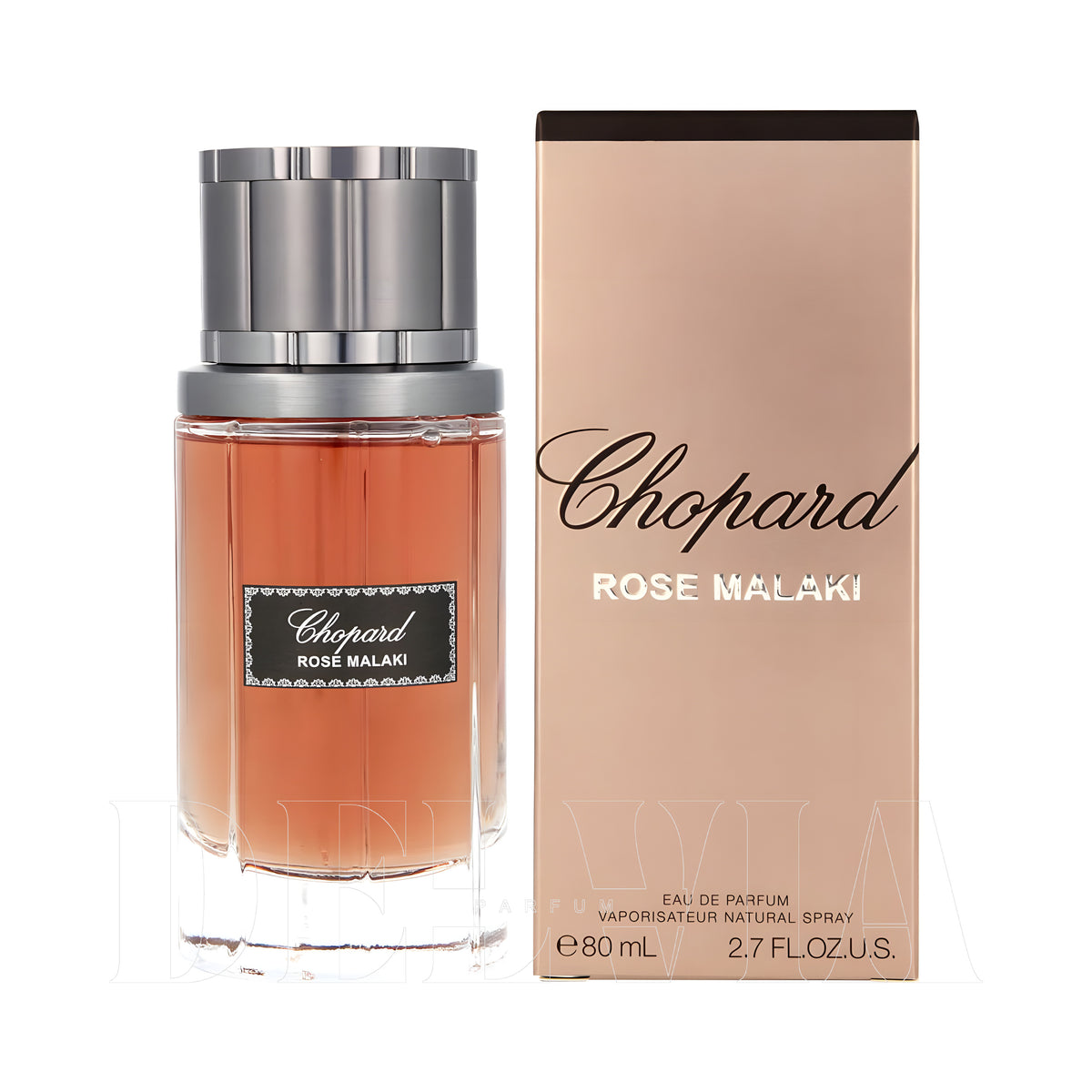Chopard Rose Malaki 20 ml dekant parfüm — kutu ve şişe görseli