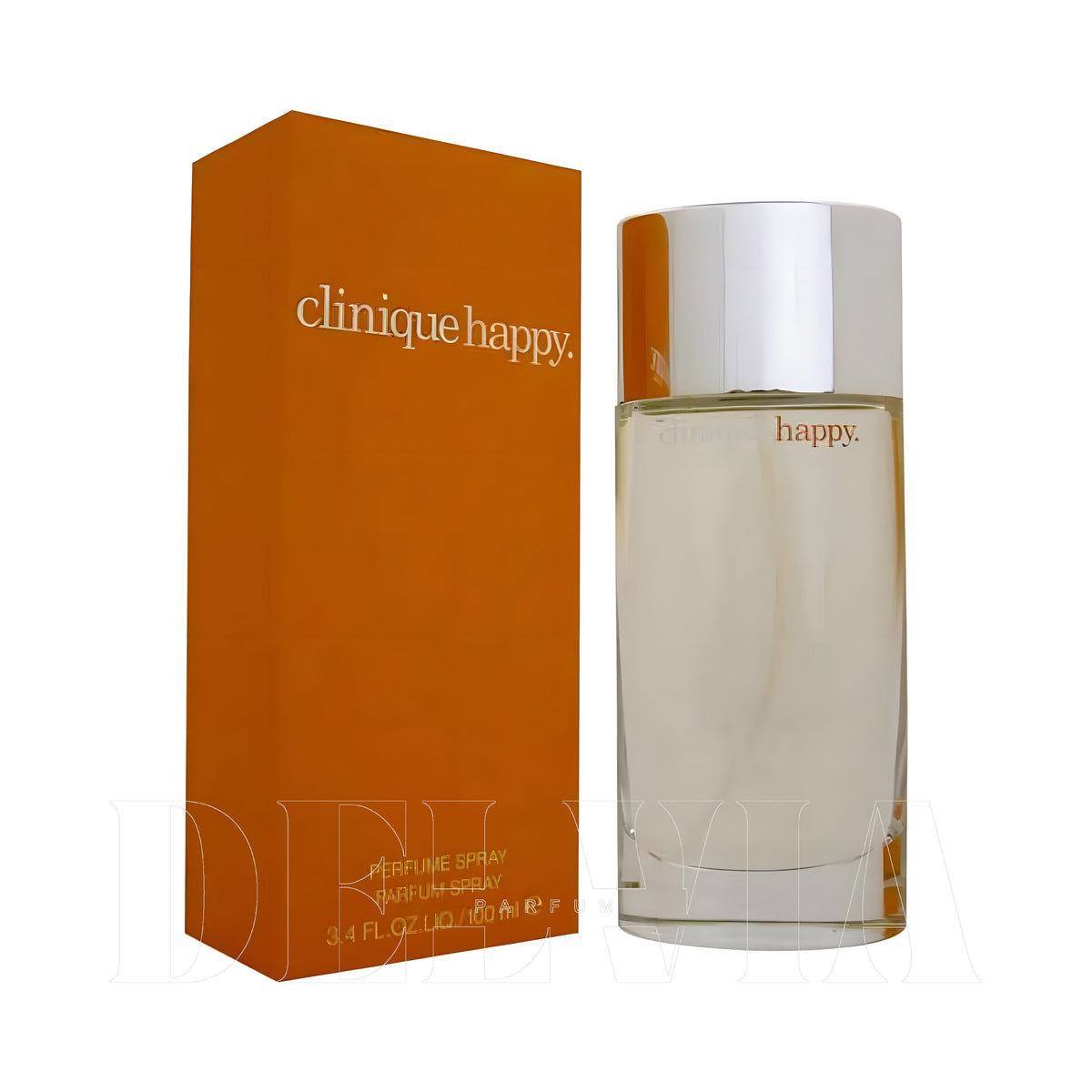 Clinique Happy 1 ml dekant parfüm — kutu ve şişe görseli
