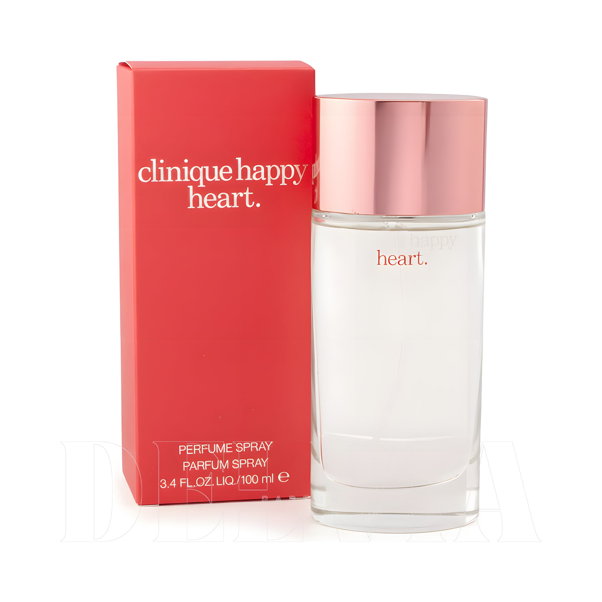 Clinique Happy Heart 8 ml dekant parfüm — kutu ve şişe görseli