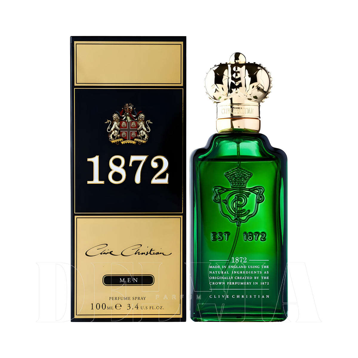 Clive Christian 1872 Man 2 ml dekant parfüm — kutu ve şişe görseli