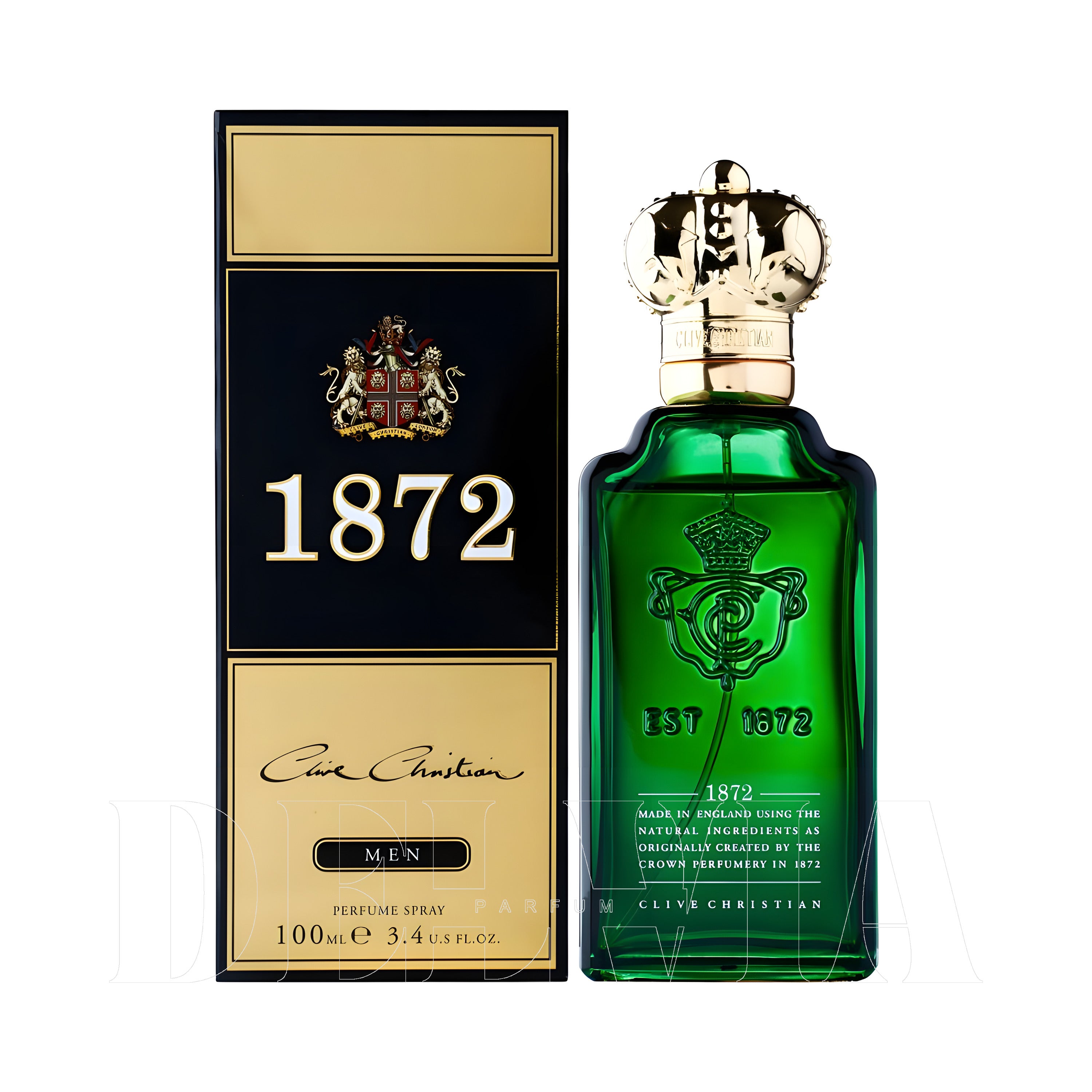 Clive Christian 1872 Man 8 ml dekant parfüm — kutu ve şişe görseli