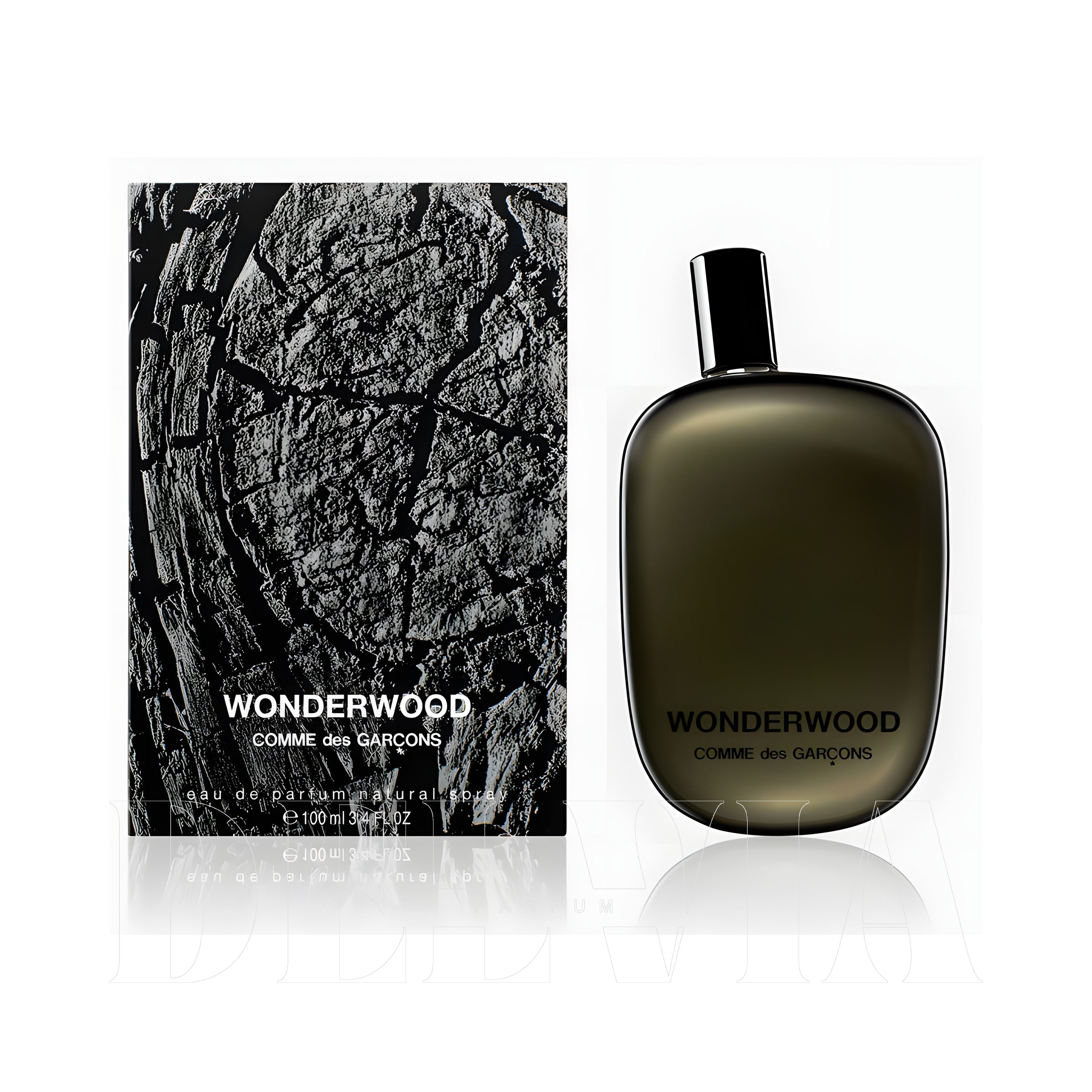Comme Des Garcons Wonderwood Kokulu Mum — kutu ve şişe görseli
