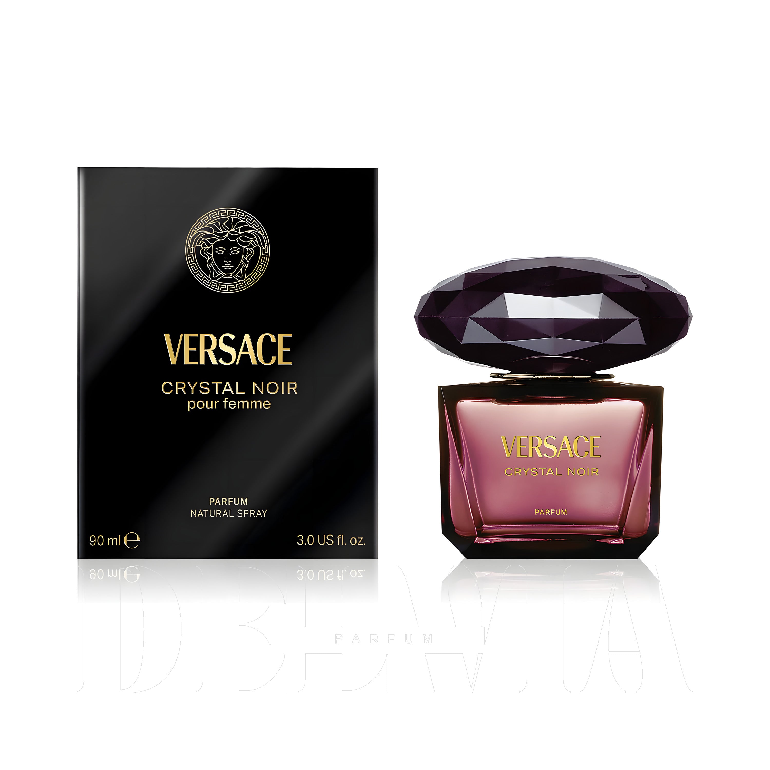 Darkblue Versace Crystal Noir 8 ml dekant parfüm — şişe görseli