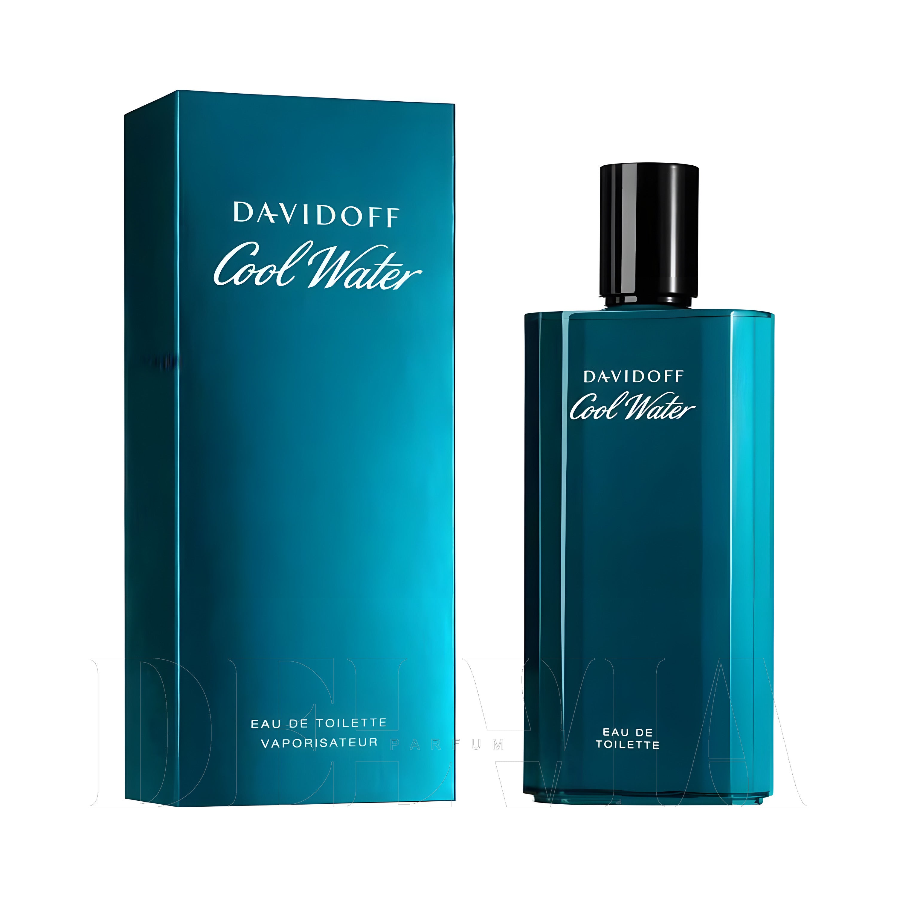 Davidoff Cool Water 2 ml dekant parfüm — kutu ve şişe görseli