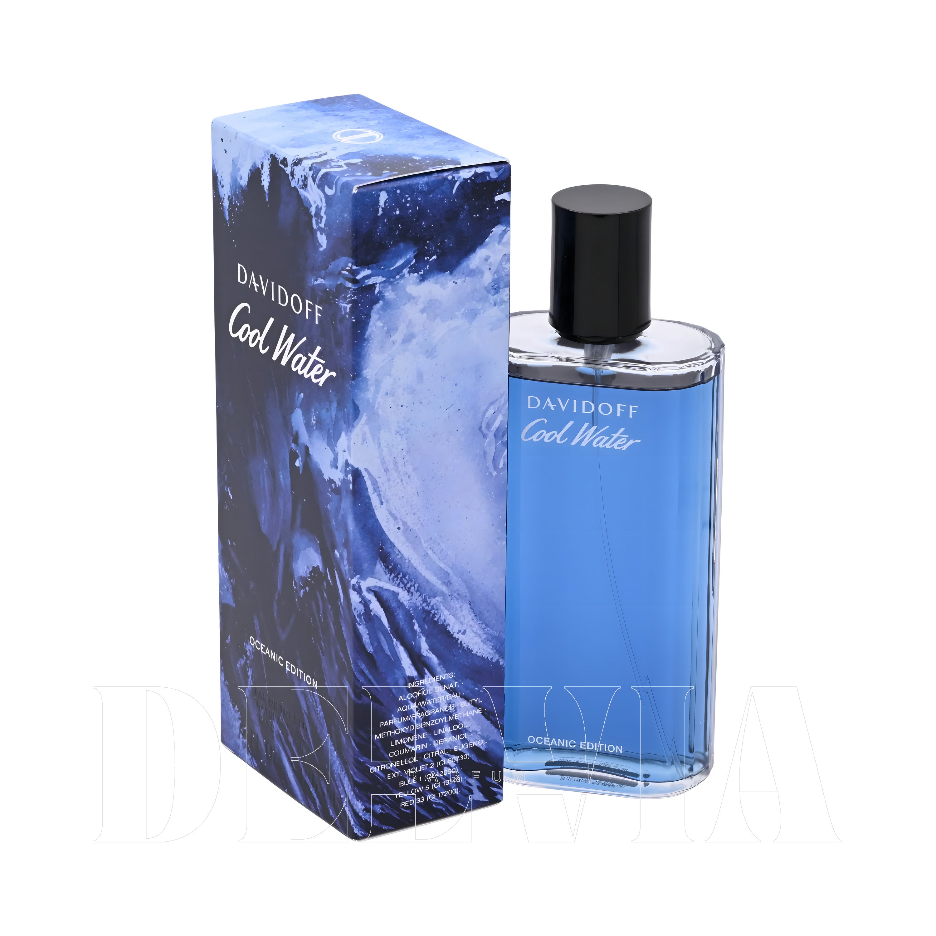 Davidoff Cool Water Oceanic Edition 3 Ml dekant parfüm Parfum — kutu ve şişe görseli