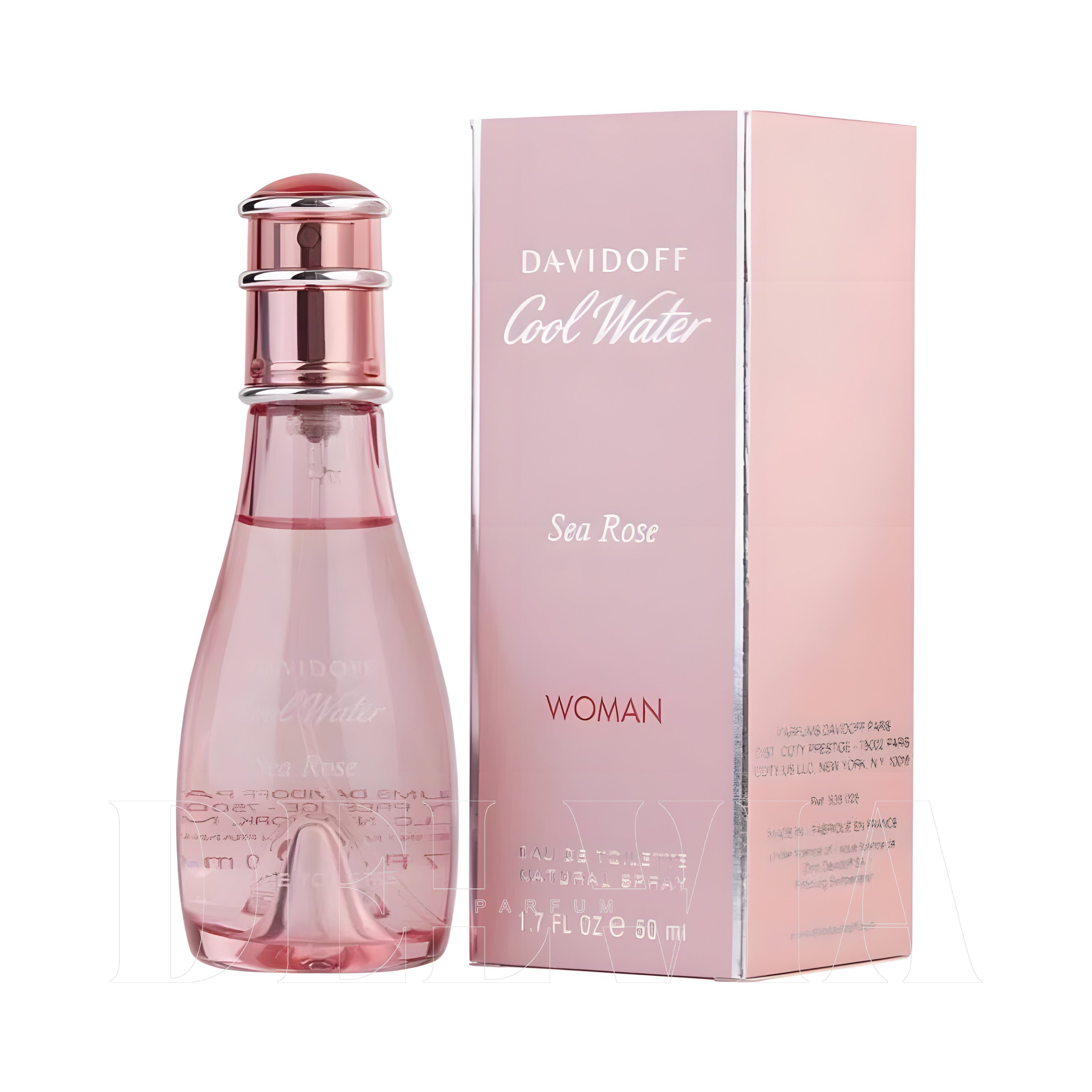 Davidoff Cool Water Sea Rose 8 ml dekant parfüm — kutu ve şişe görseli