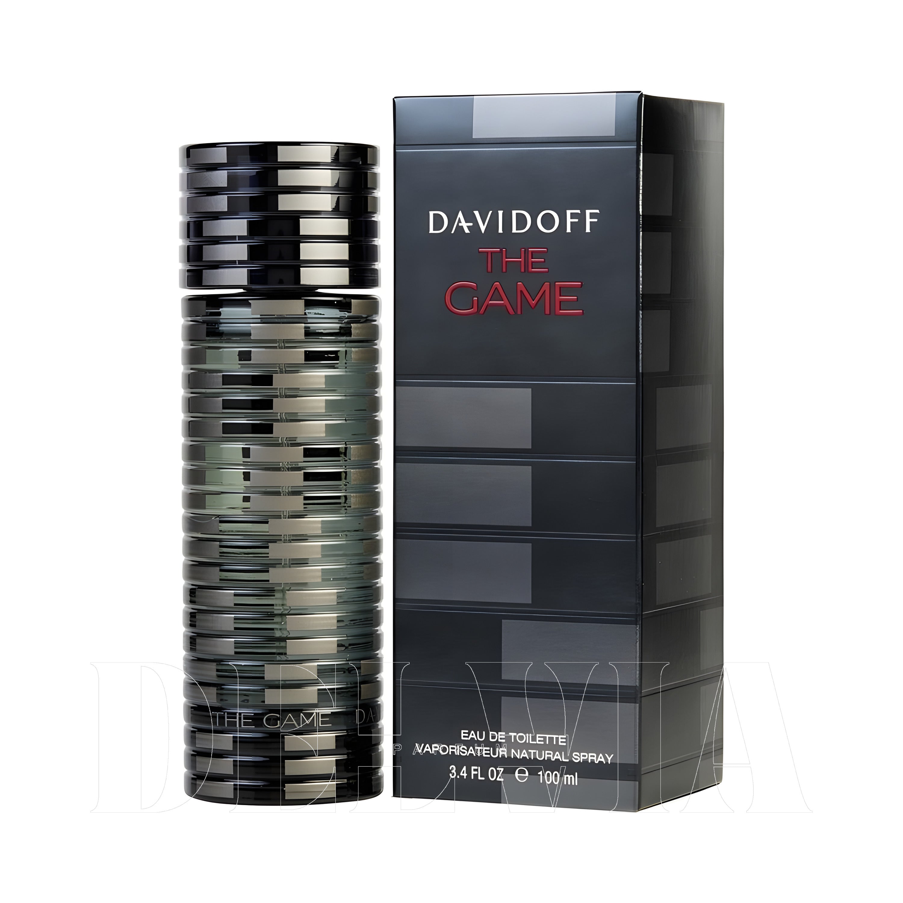 Davidoff The Game 2 ml dekant parfüm — kutu ve şişe görseli