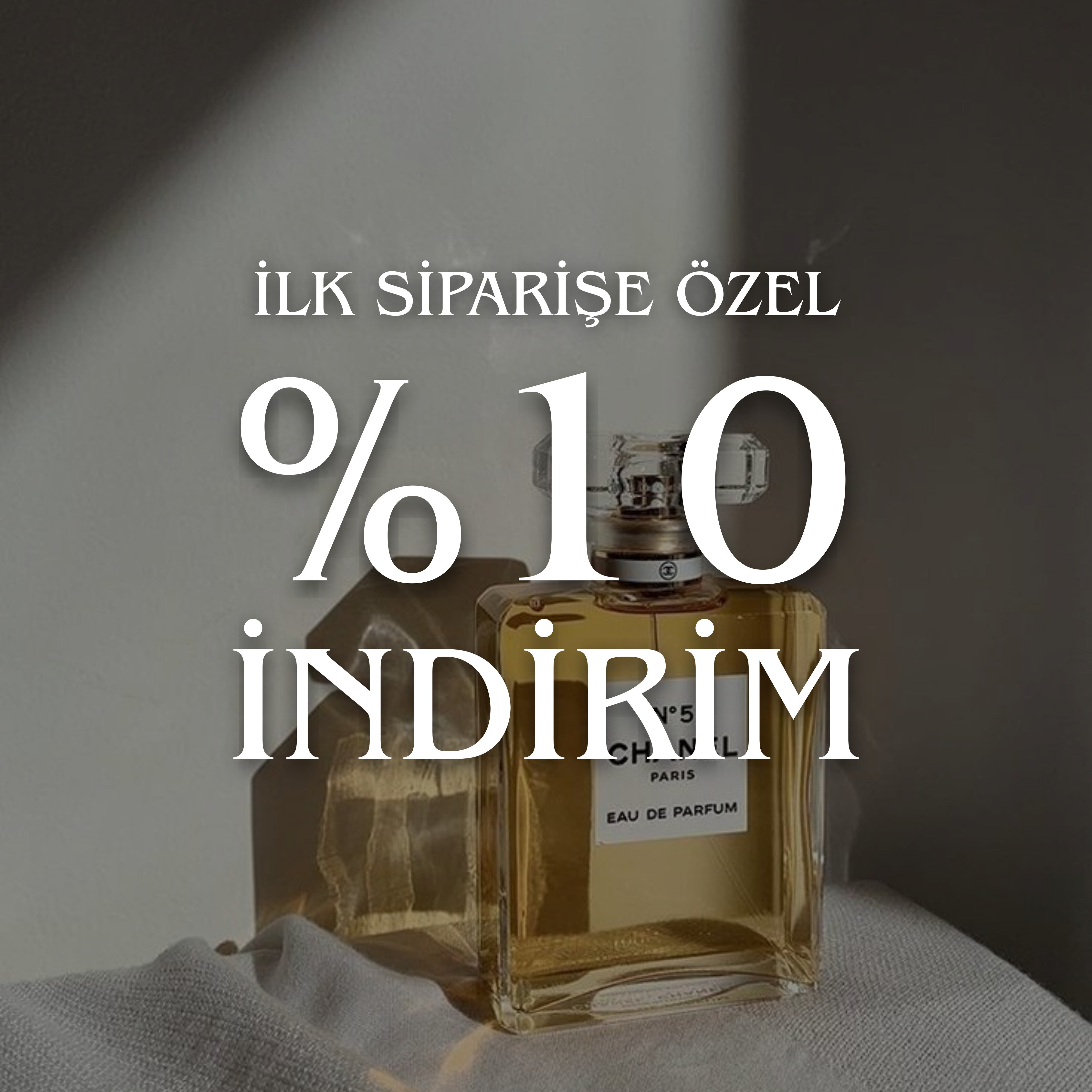 İlk siparişe %10 indirim - parfüm dekant illüstrasyon