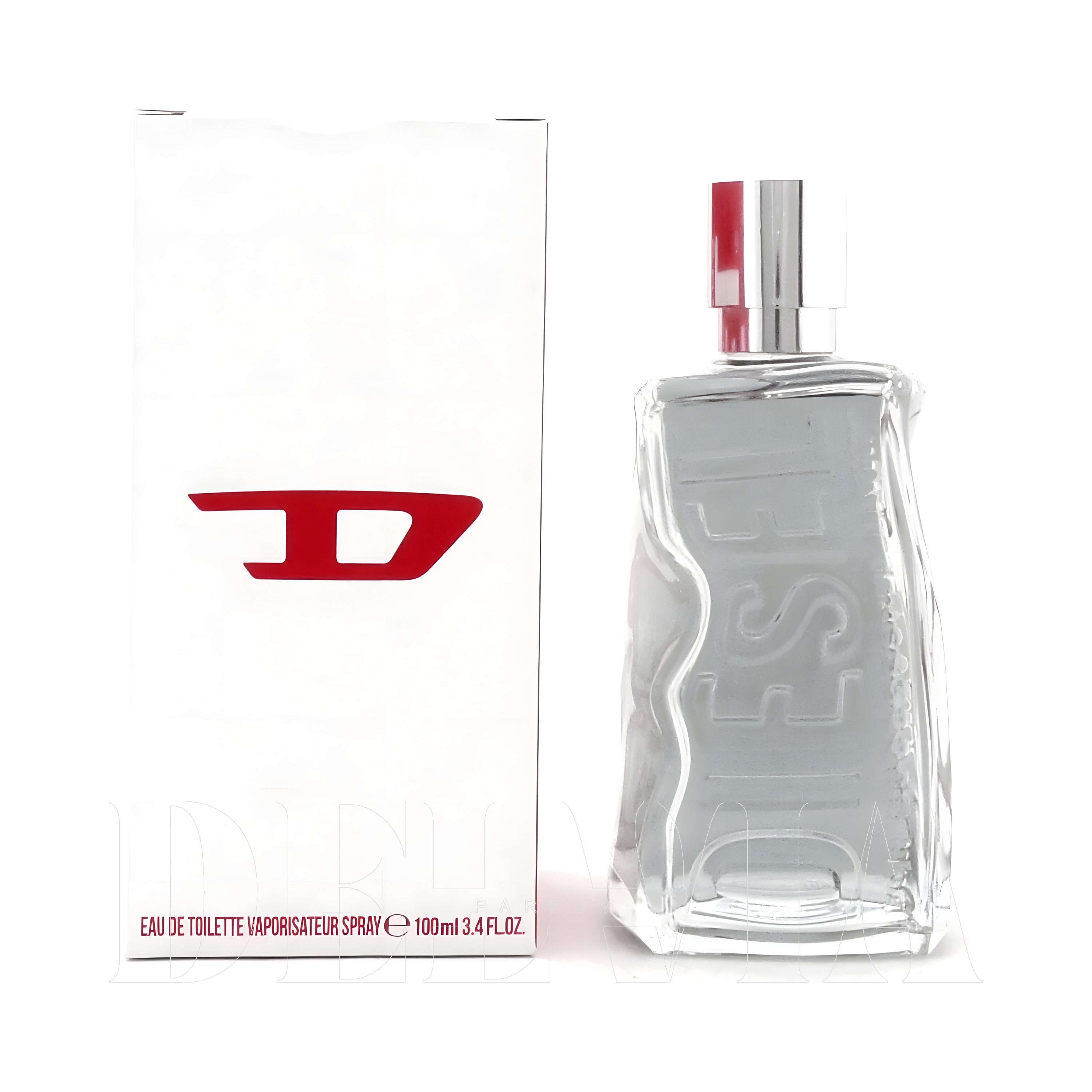 Diesel D By Diesel 3 ml dekant parfüm — kutu ve şişe görseli