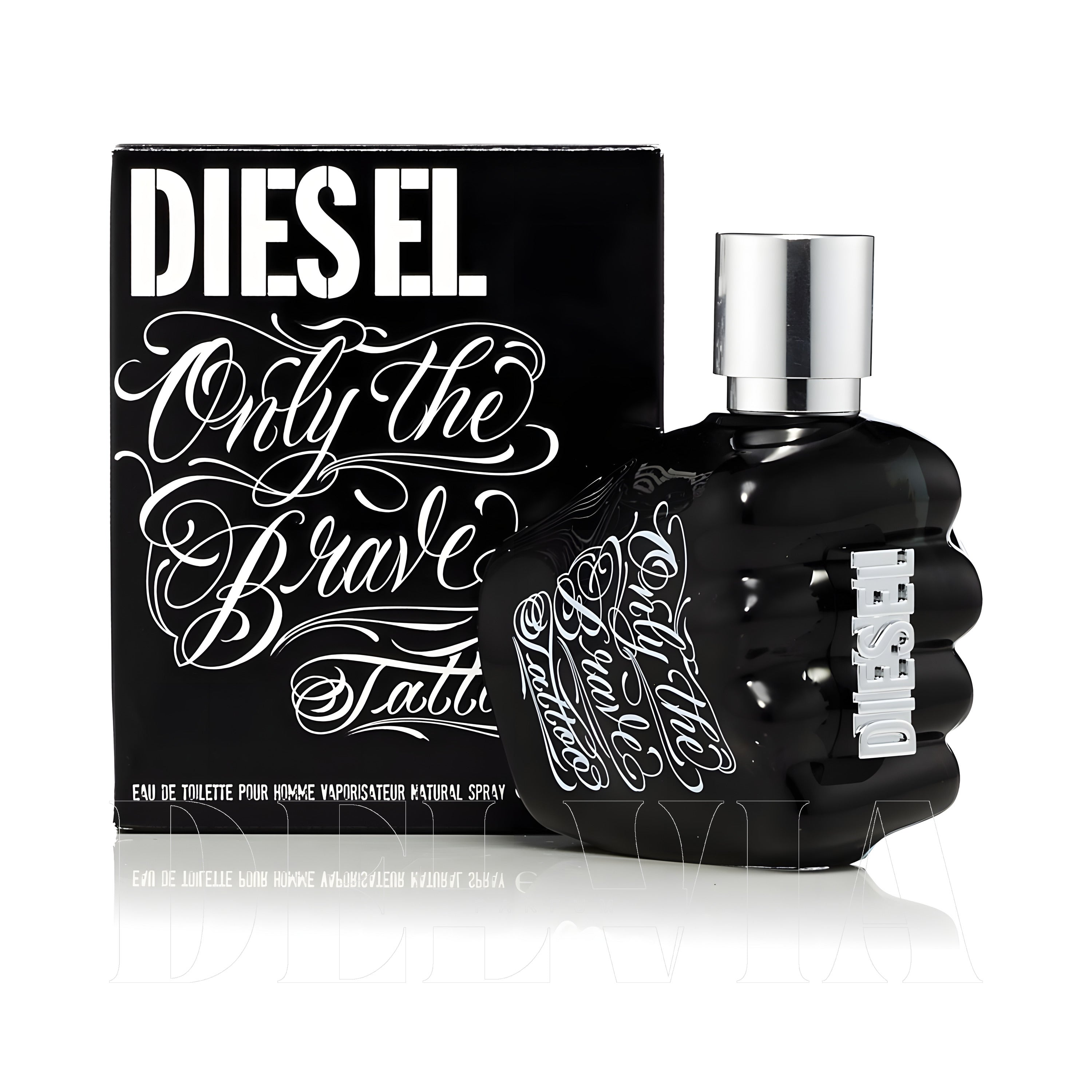 Diesel Only The Brave Tattoo Katı Parfum — kutu ve şişe görseli