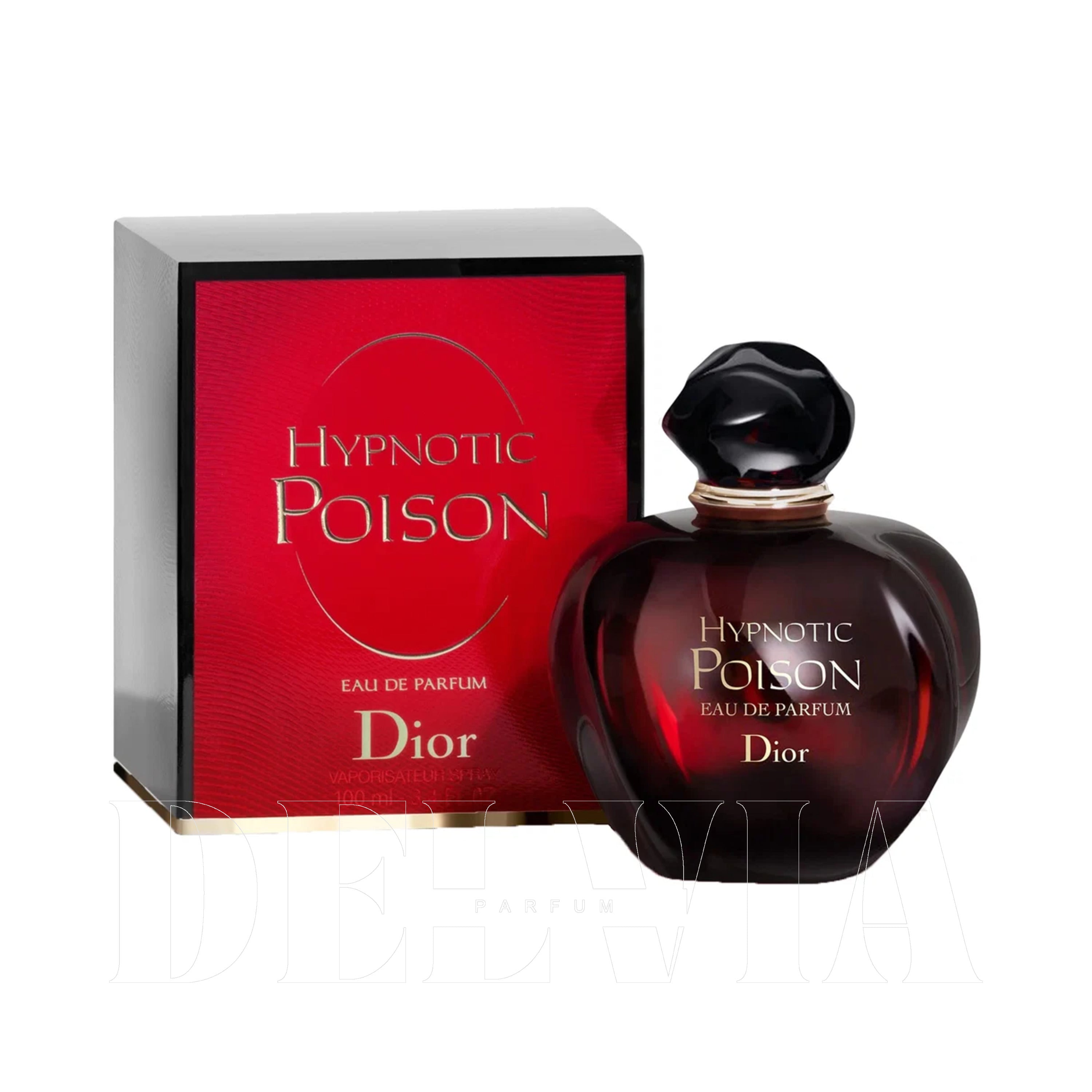 Dior Hypnotic Poison 1 ml dekant parfüm — kutu ve şişe görseli