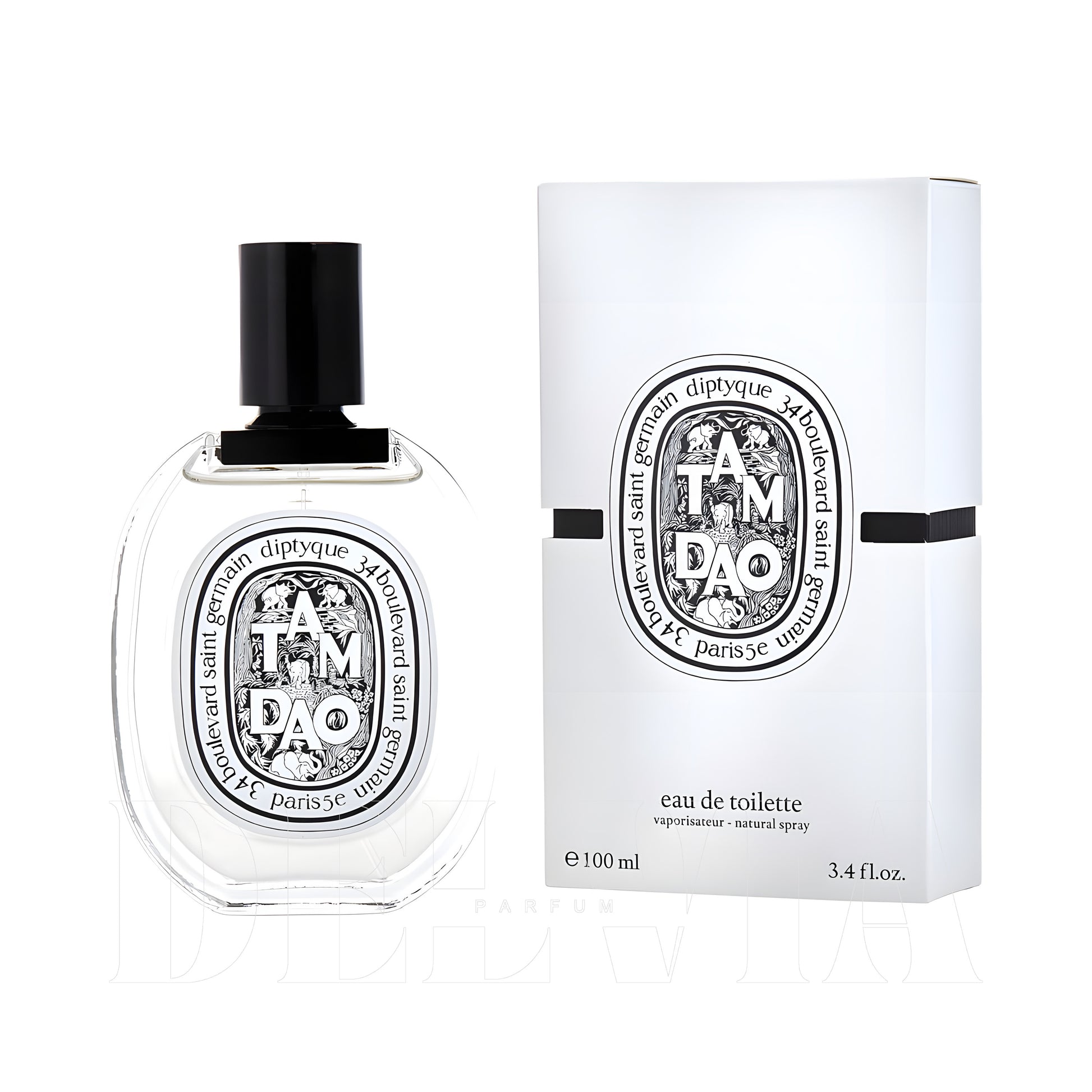 Diptyque Eau De Toilette Tamdao 15 ml dekant parfüm — kutu ve şişe görseli