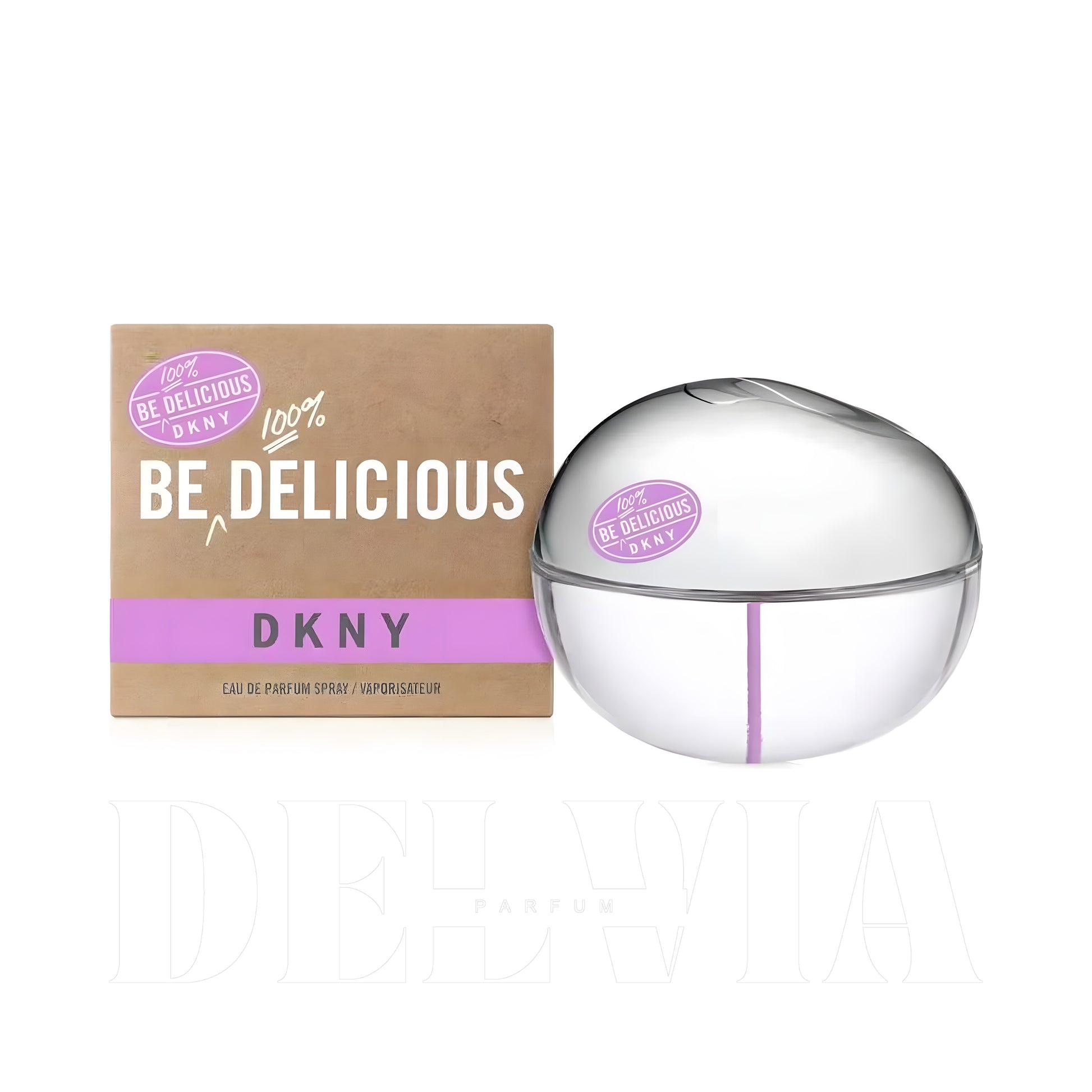 Dkny Be 100 Delicious Katı Parfum — kutu ve şişe görseli