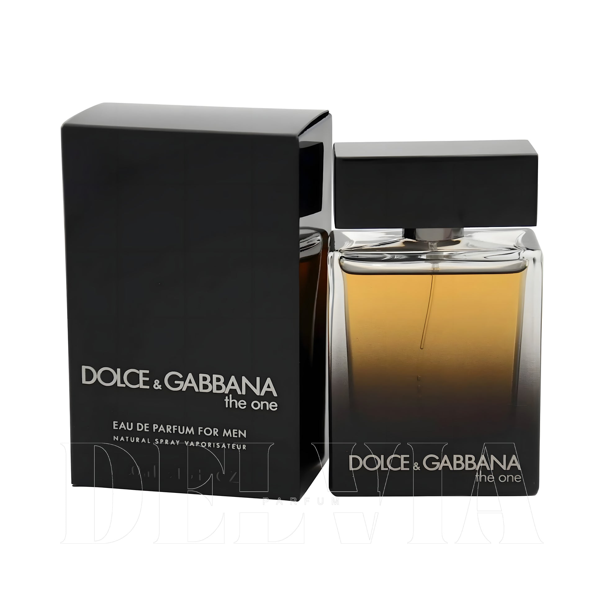 Dolce Gabbana For Men The One Intense 3 ml dekant parfüm — kutu ve şişe görseli