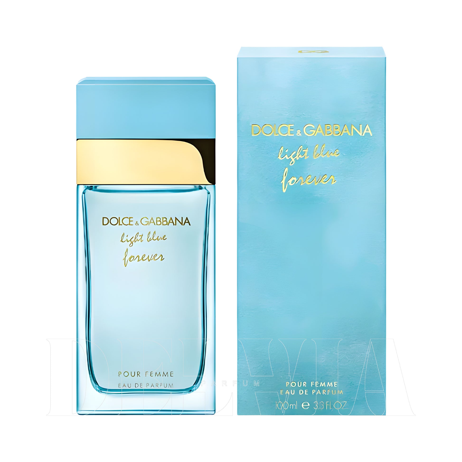 Dolce Gabbana Light Blue Forever 5 ml dekant parfüm — kutu ve şişe görseli