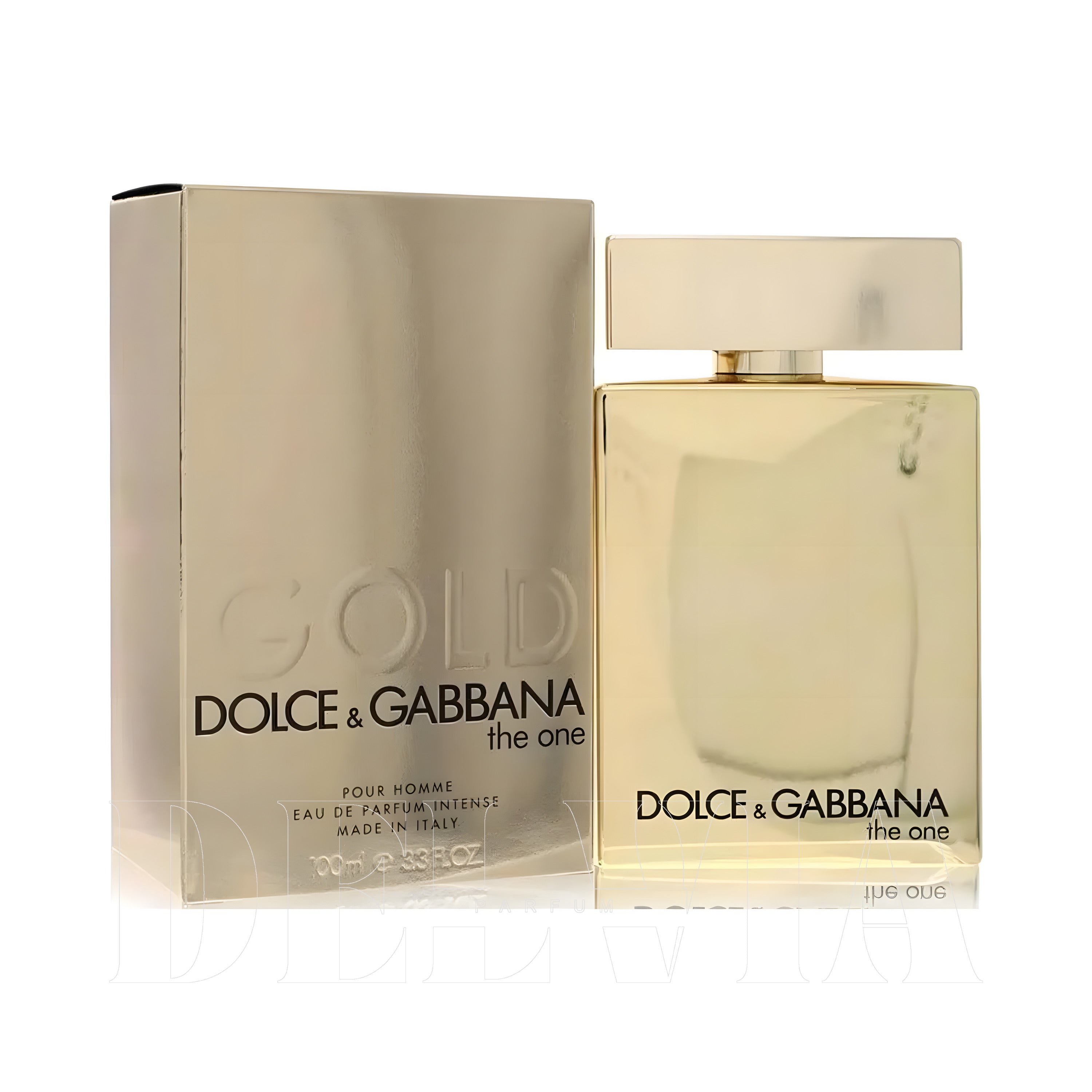 Dolce Gabbana The One For Men Gold Edp Intense Kokulu Sabun — kutu ve şişe görseli