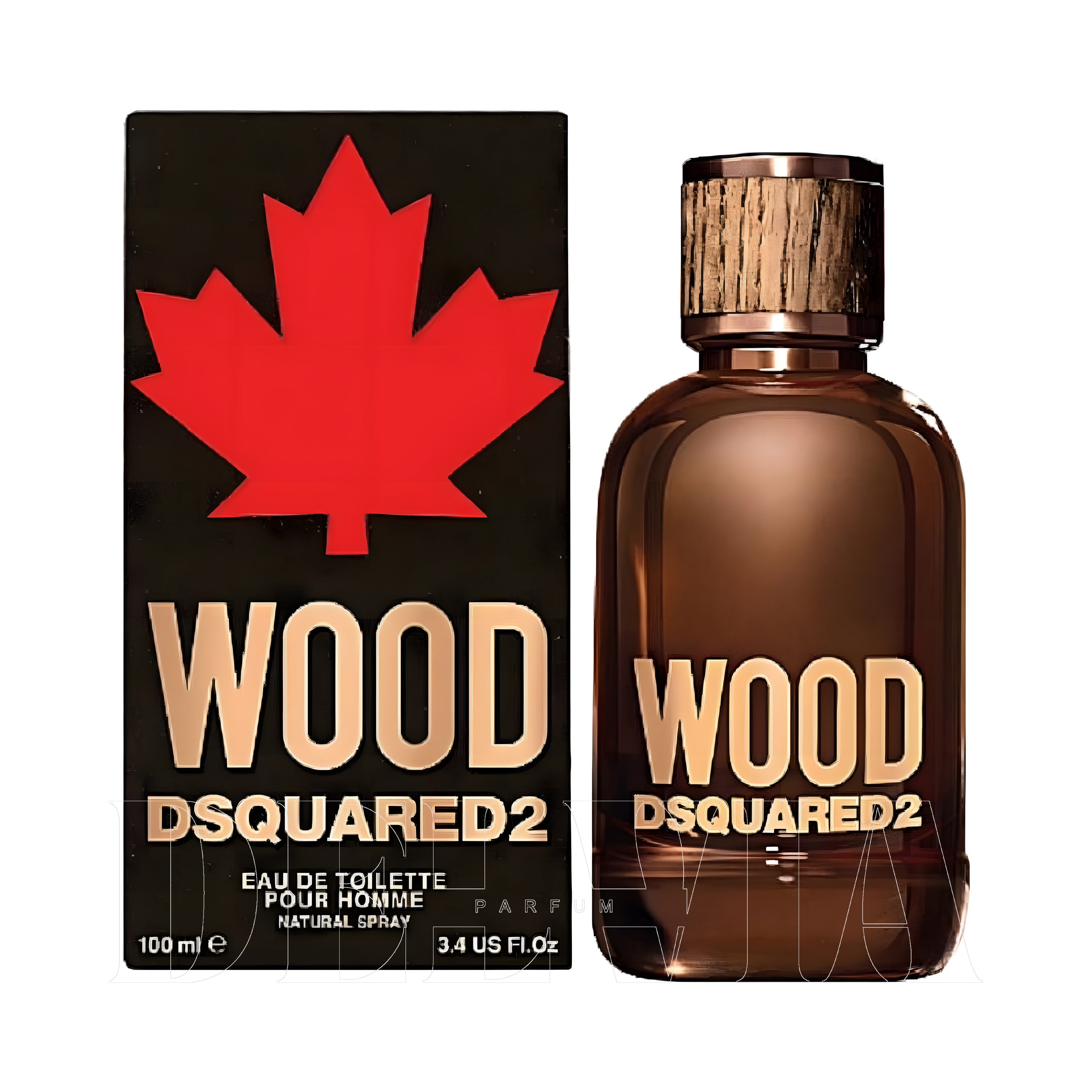 Dsquared2 Wood Men 1 ml dekant parfüm — şişe görseli