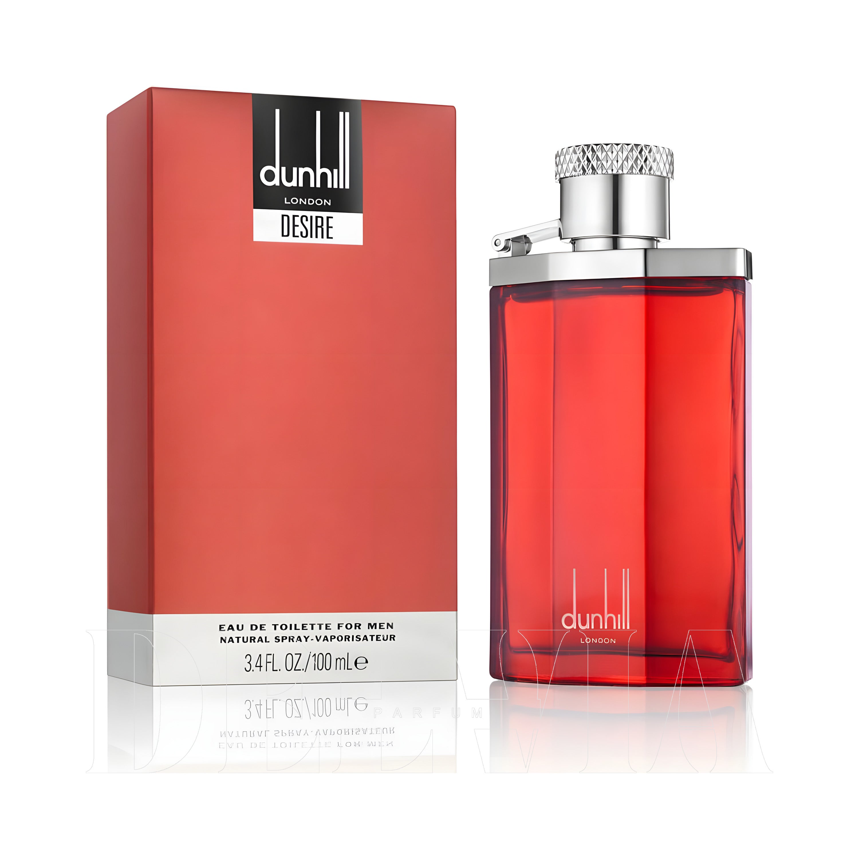Dunhill Desire 1 ml dekant parfüm — kutu ve şişe görseli