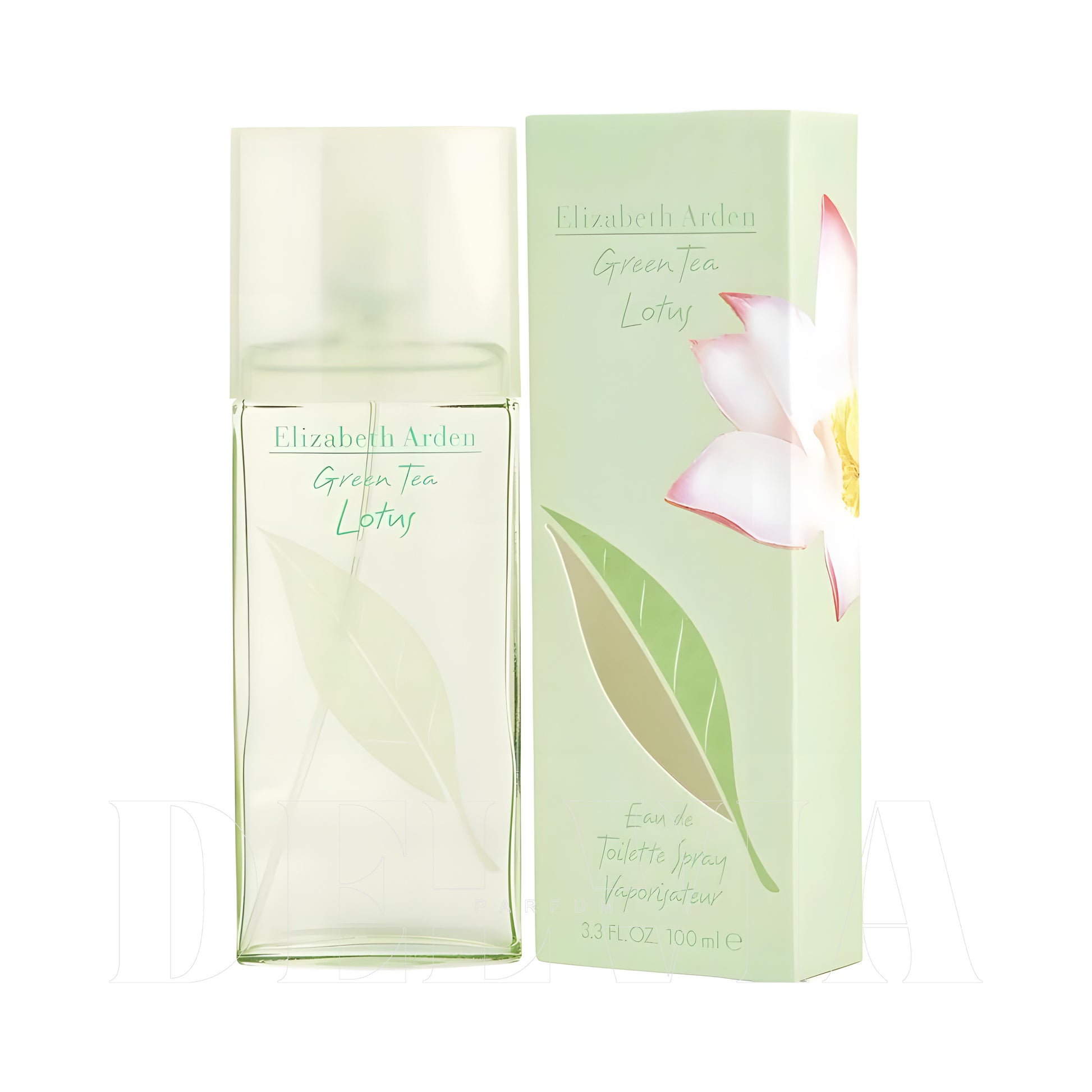 Elizabeth Arden Green Tea Lotus 30 ml dekant parfüm — kutu ve şişe görseli