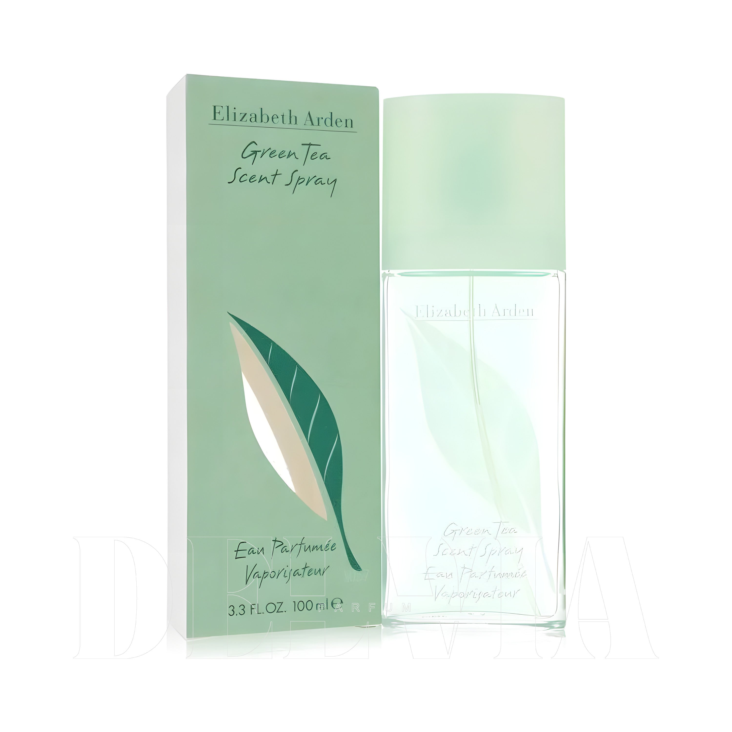 Elizabeth Arden Green Tea Scent 5 ml dekant parfüm — kutu ve şişe görseli
