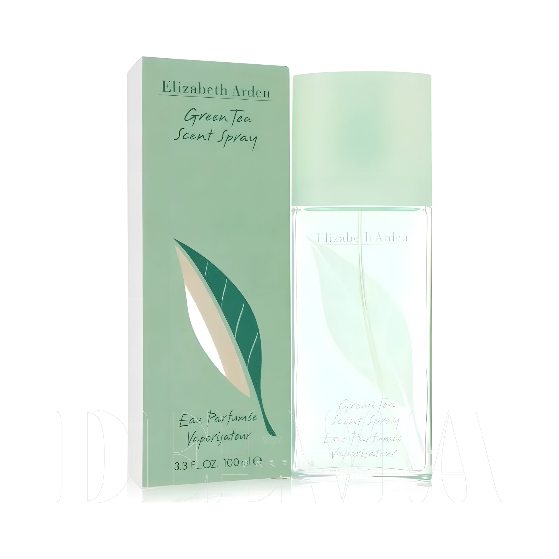 Elizabeth Arden Green Tea Scent 8 ml dekant parfüm — kutu ve şişe görseli